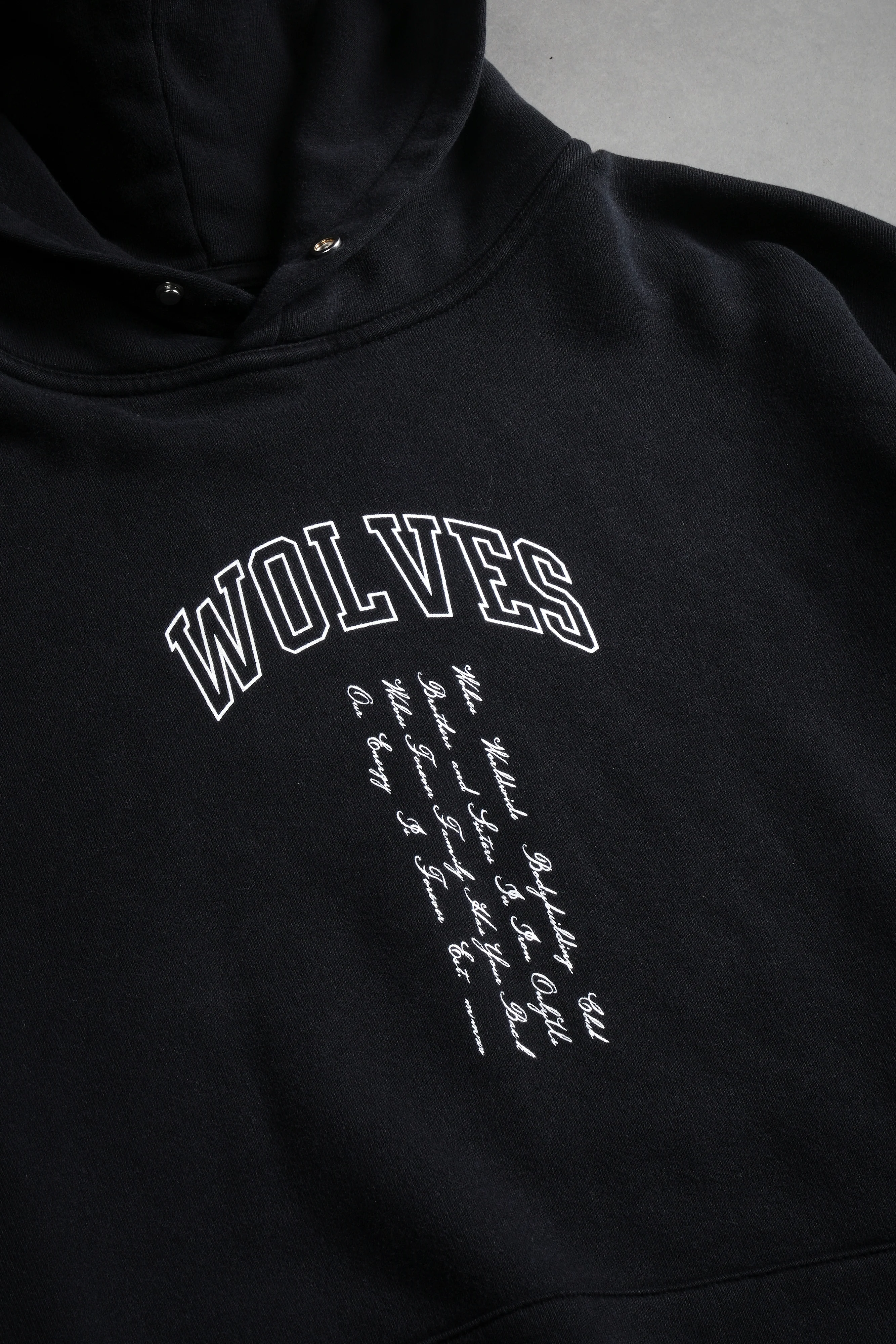 Don't Give Up "Pierce" Hoodie in Black - Image 7
