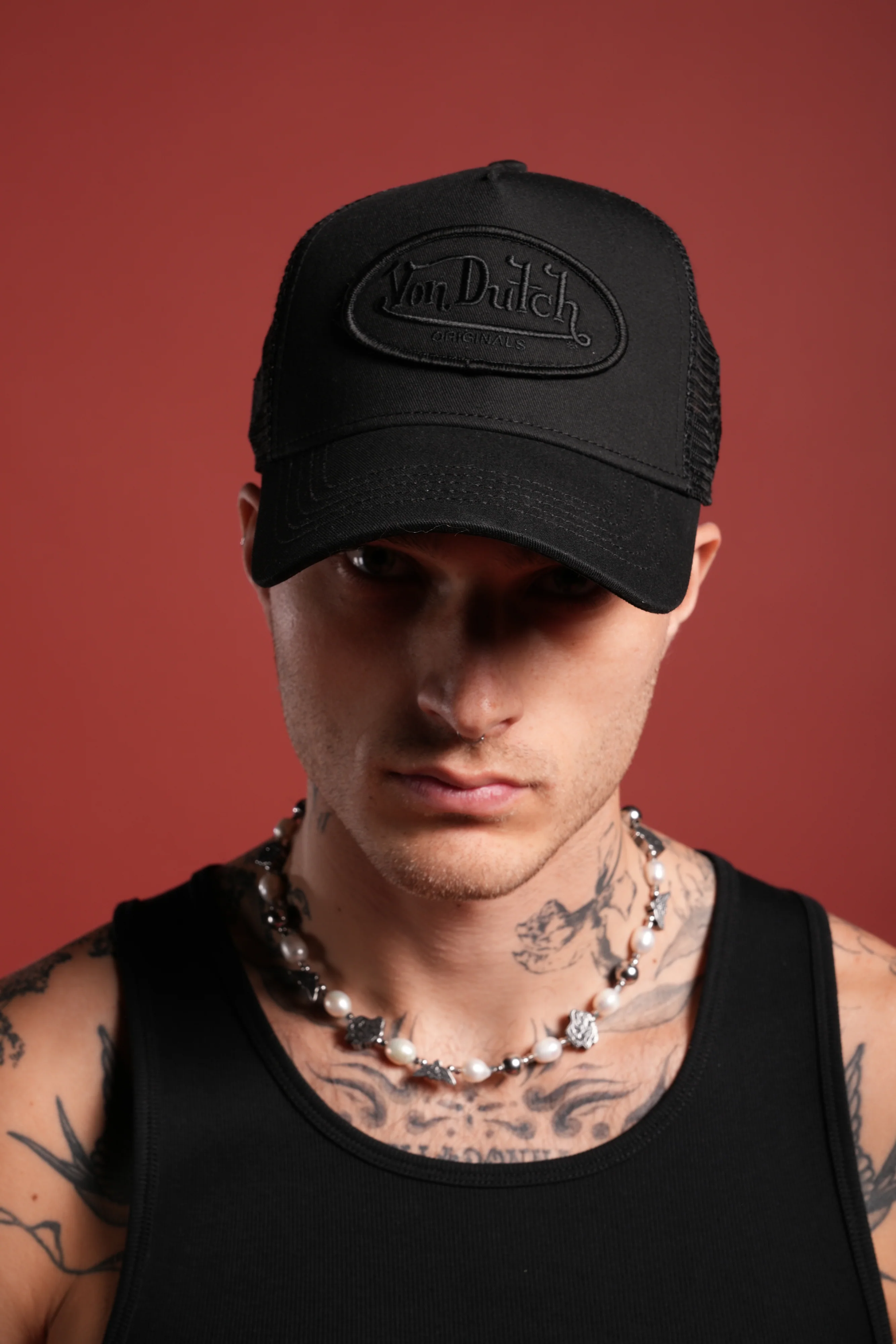 DSVD Collab Trucker Hat in Black - Image 4