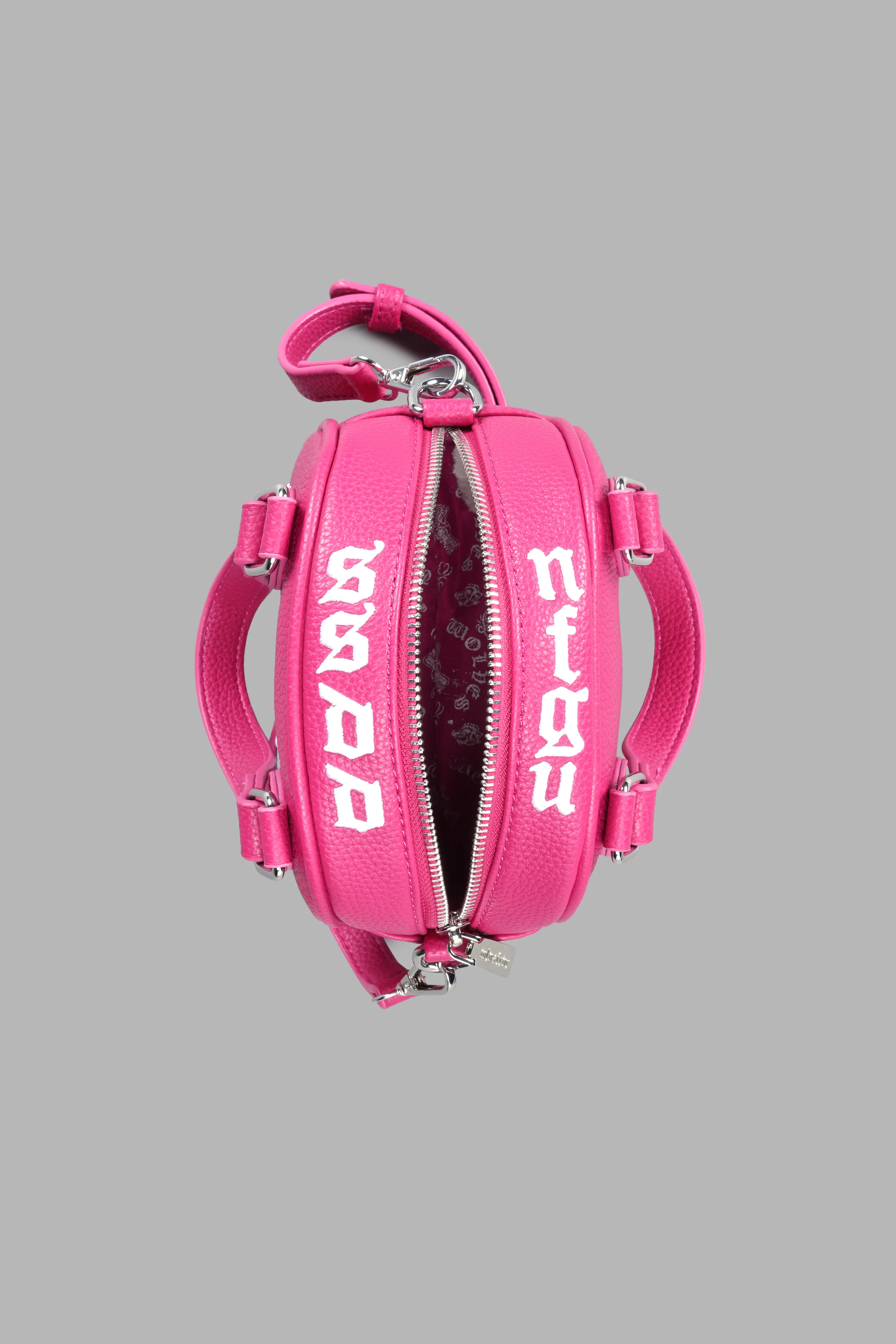 DSVD Collab VD Leather Mini Bowler in Mauve/Pink - Image 5