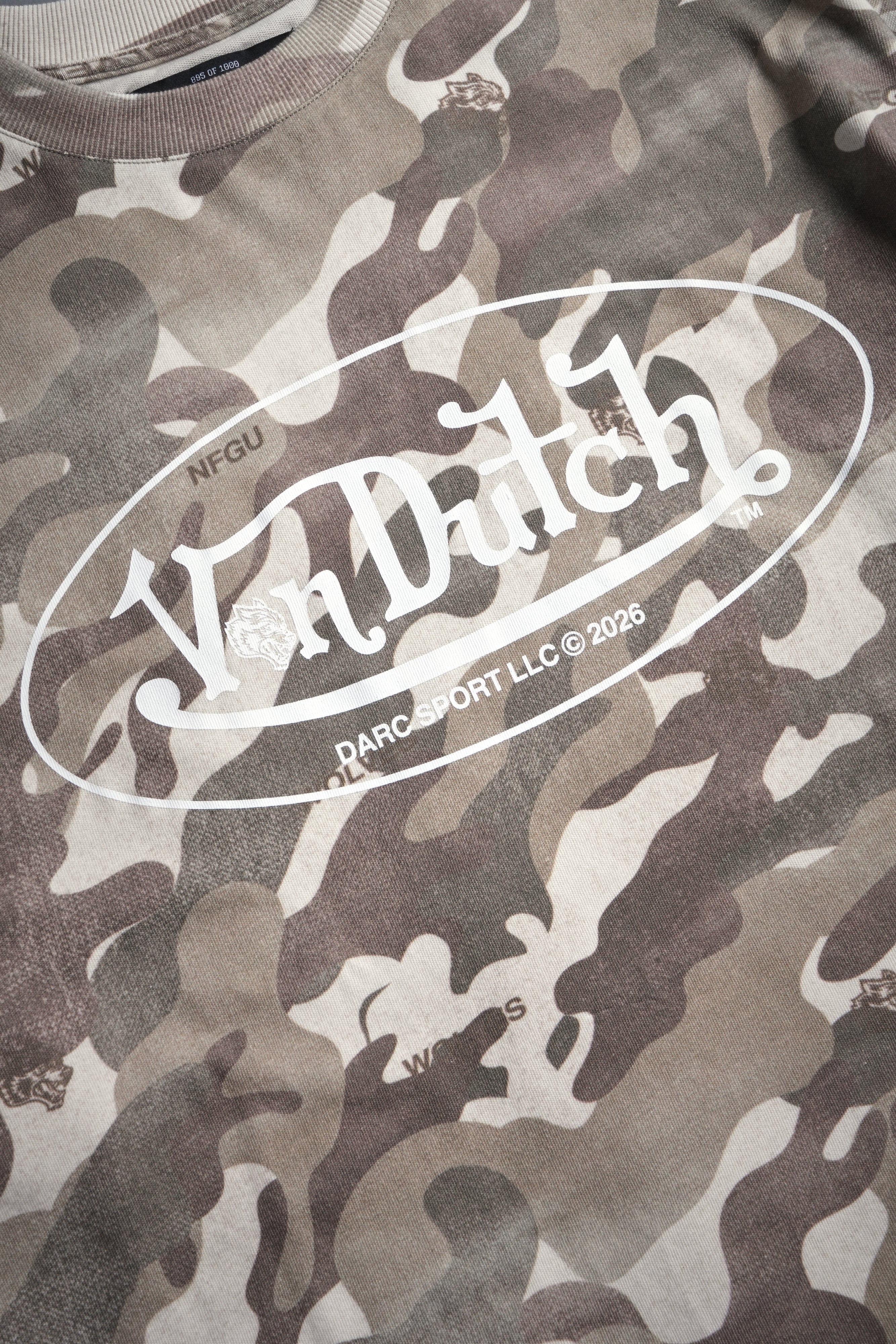 DSVD Legacy Premium Oversized Tee in DSVD Green Camo - Image 9