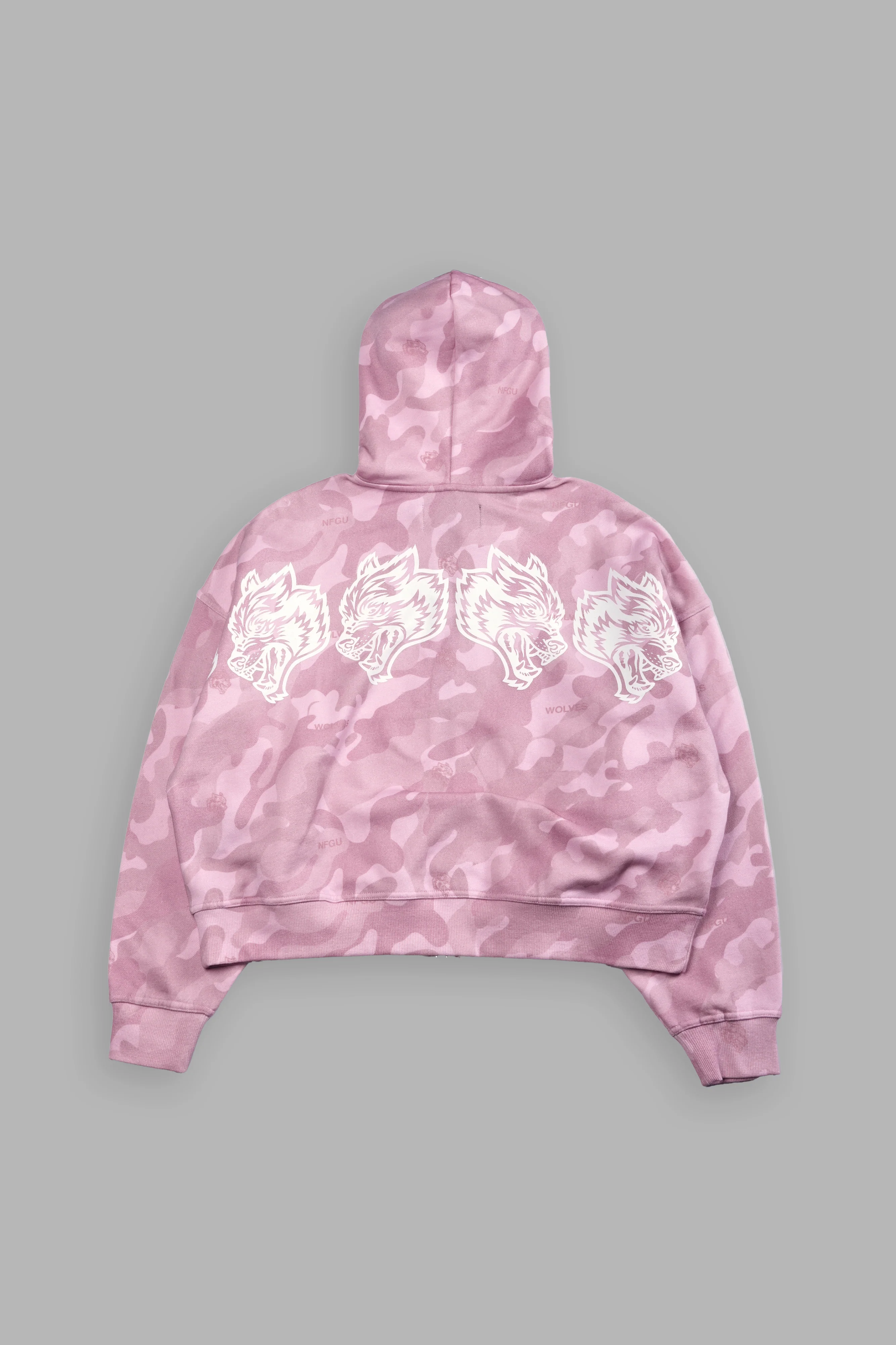 DSVD Legacy Vex Double Zip Hoodie in DSVD Bubblegum Camo - Image 6