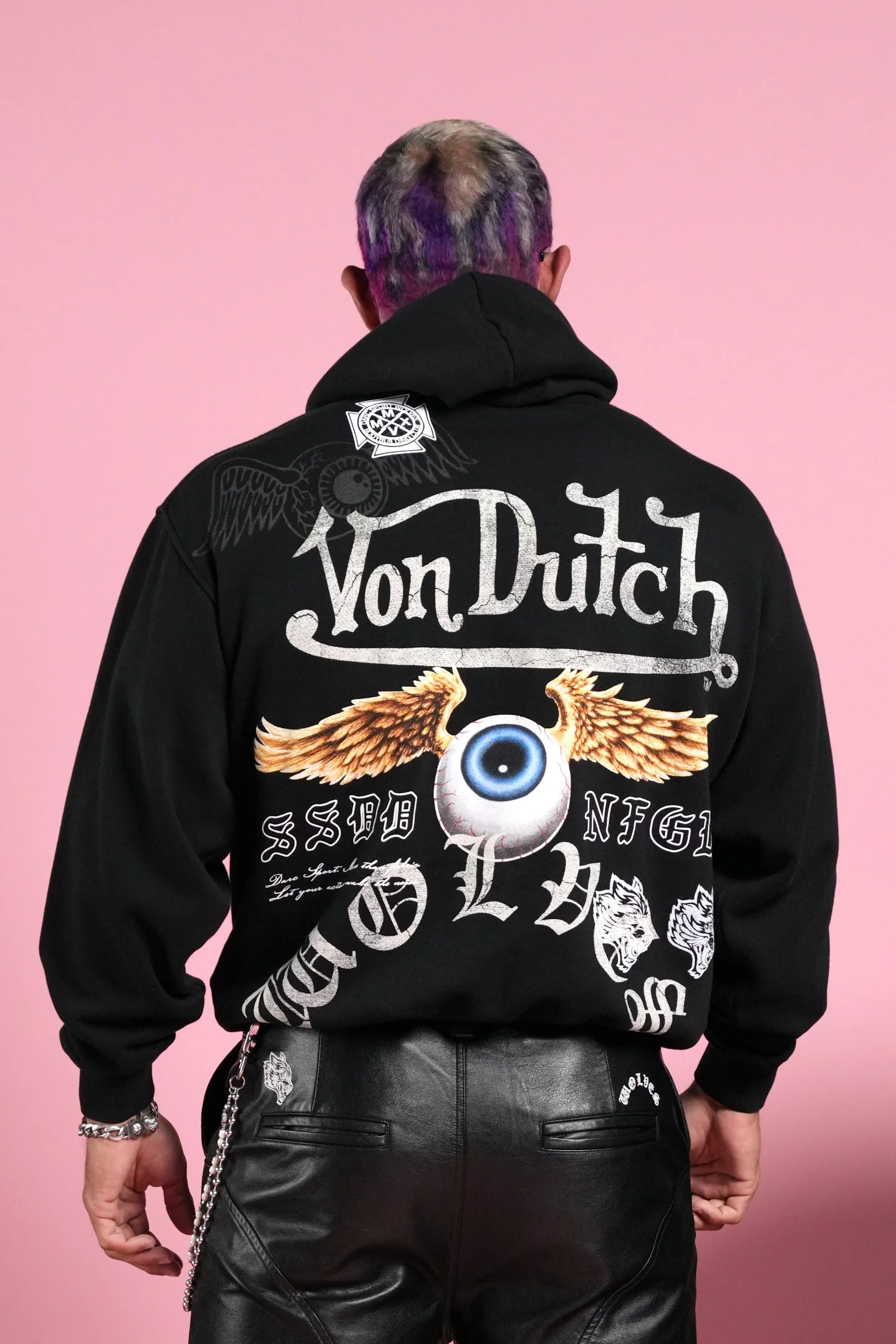 DSVD NFGU "Pierce" Hoodie in Black - Image 4