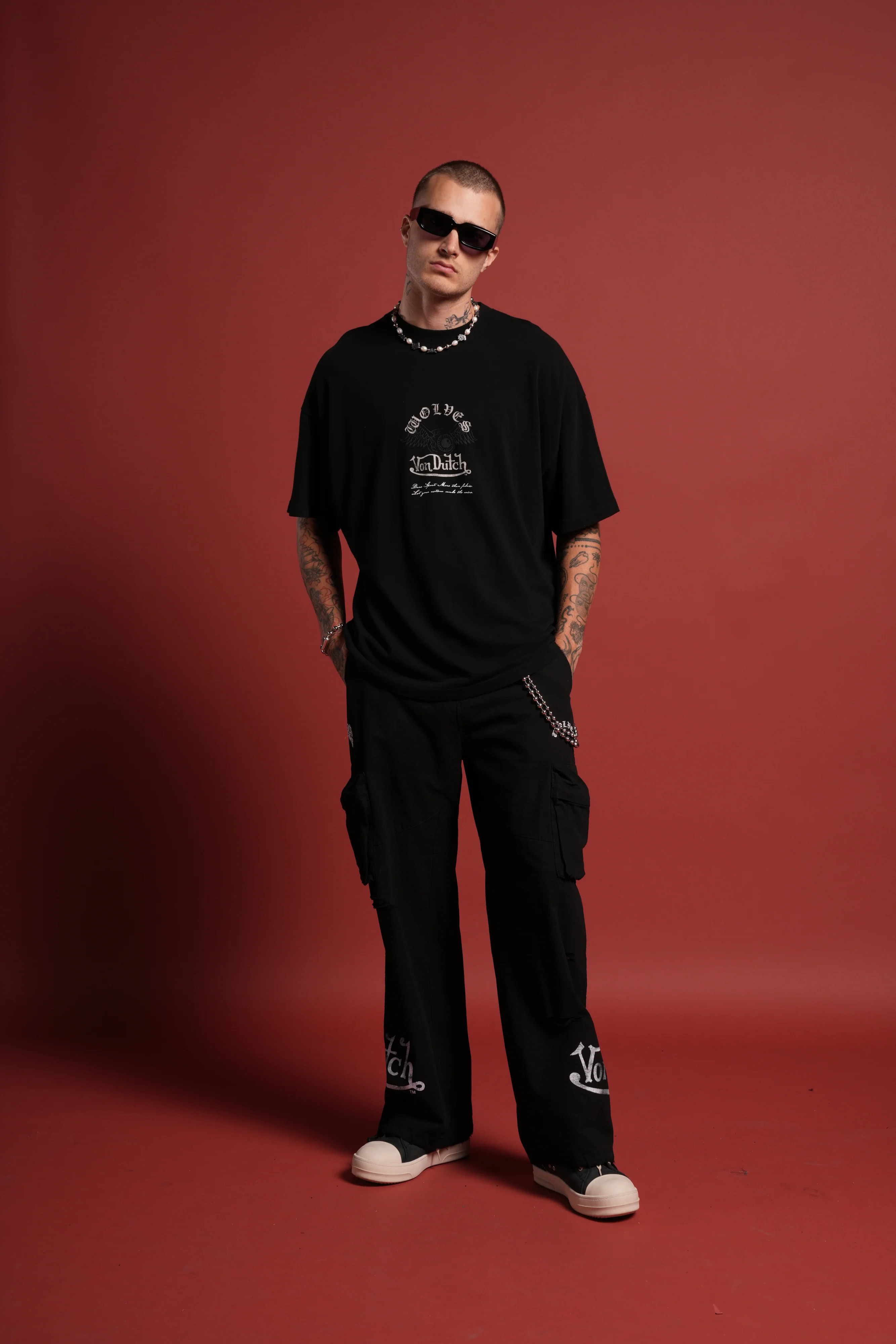 DSVD NFGU Premium Oversized Tee in Black - Image 5