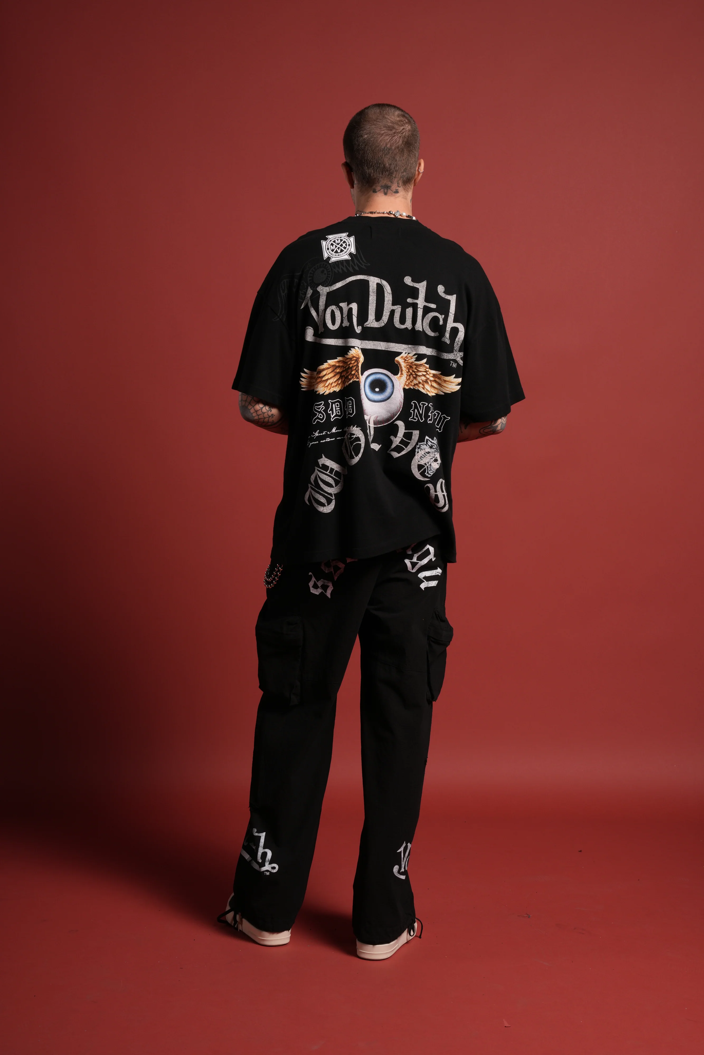 DSVD NFGU Premium Oversized Tee in Black - Image 6
