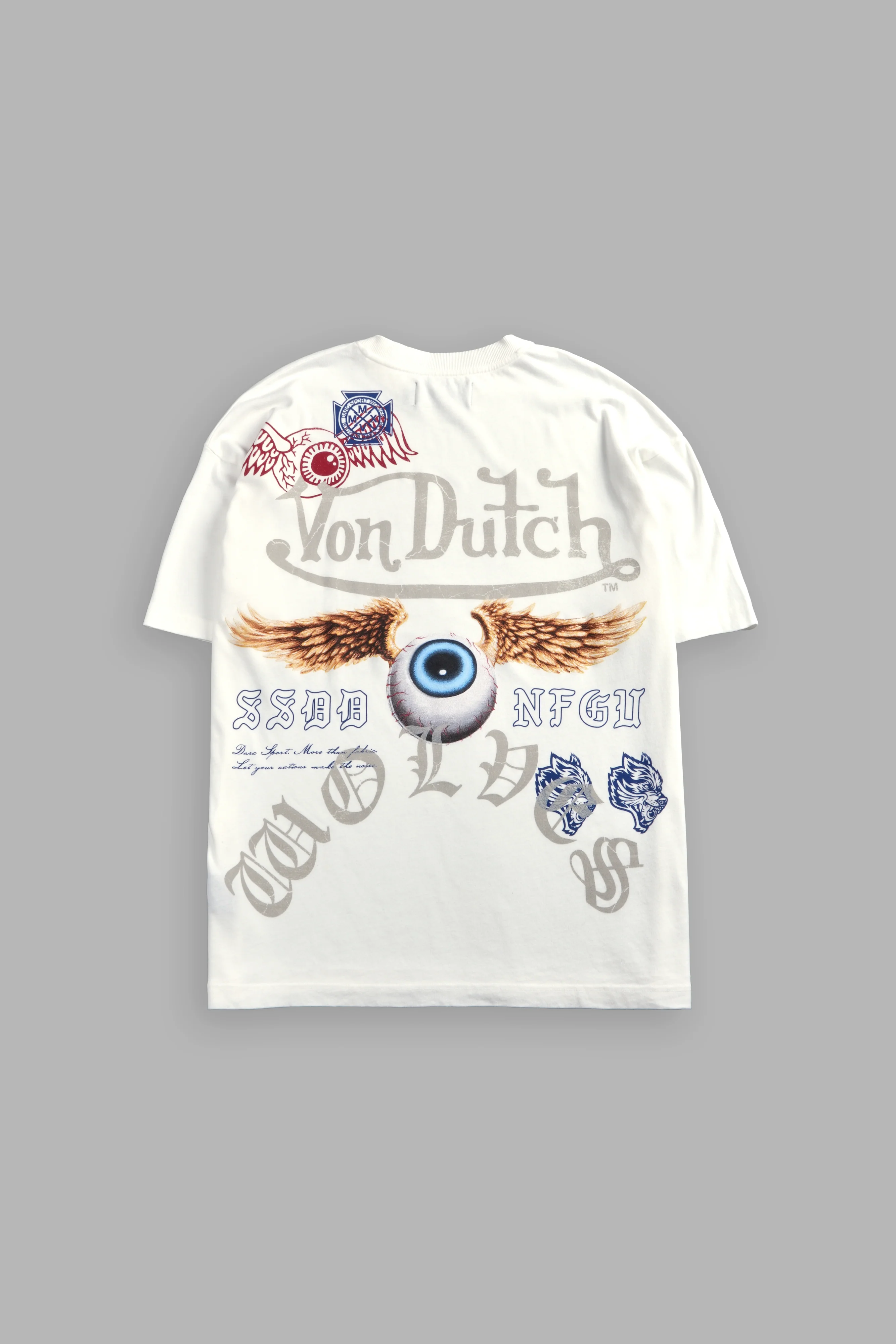 DSVD NFGU Premium Oversized Tee in Cream