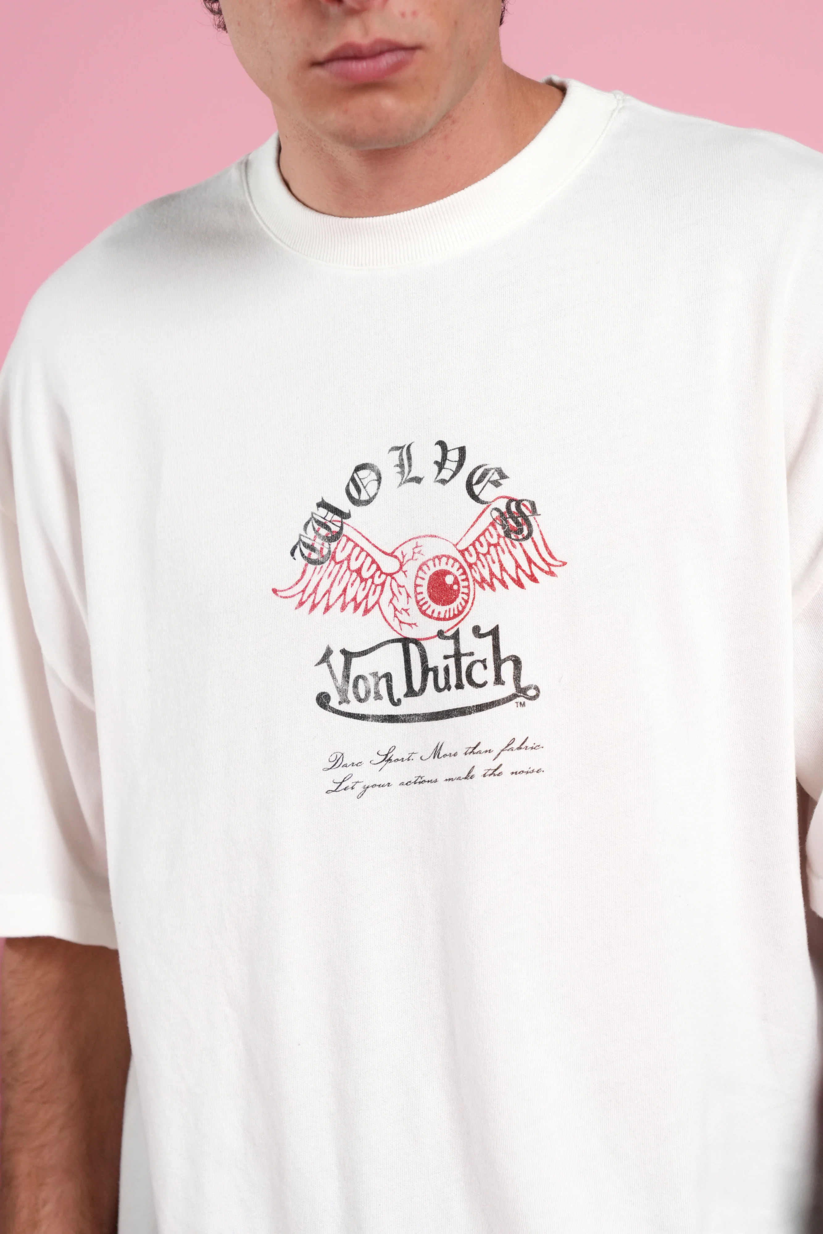 DSVD NFGU Premium Oversized Tee in Cream - Image 7