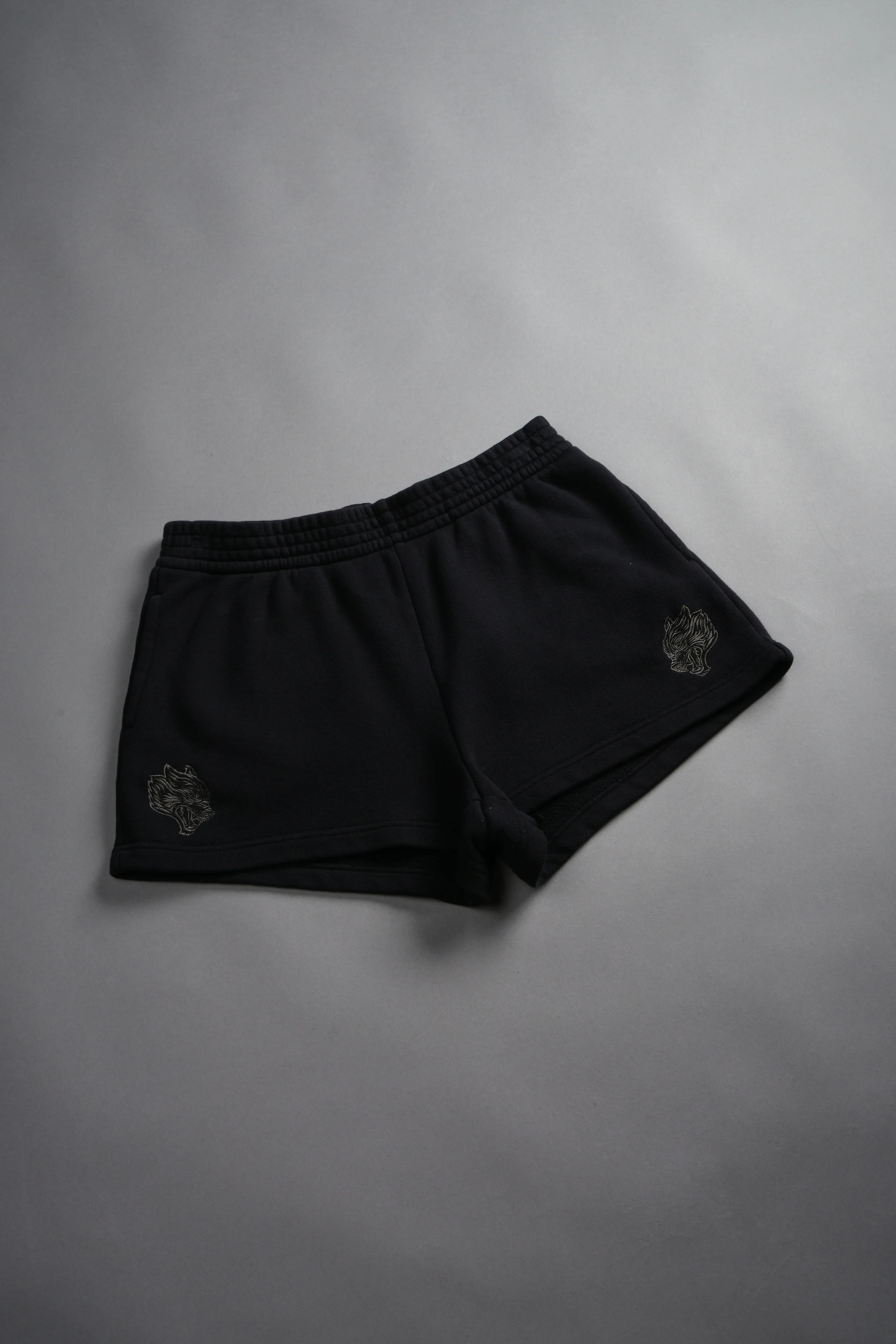 Dual Ellie Sweat Shorts in Black - Image 7