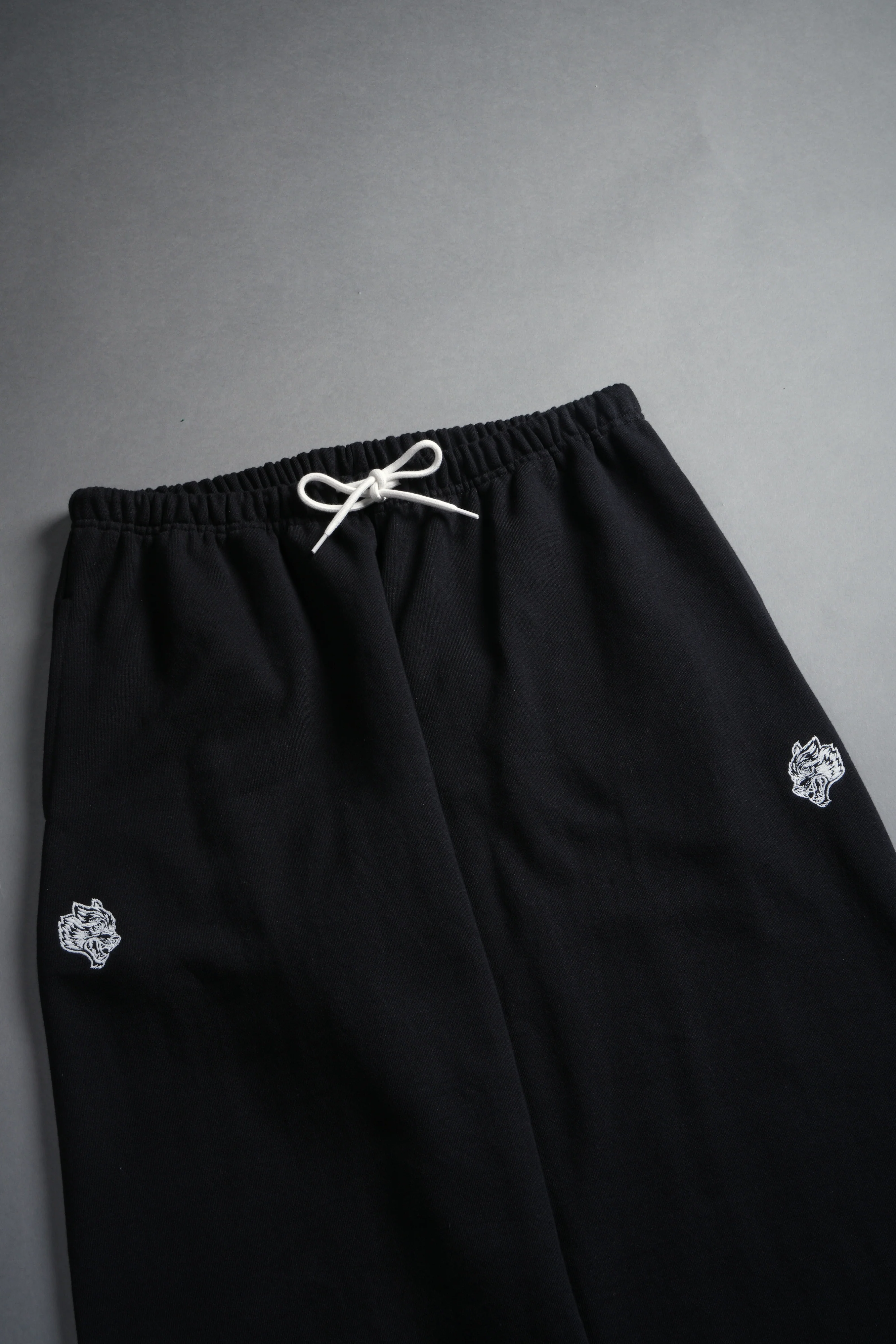 Dual Lounger Unisex Sweat Pants in Black - Image 11