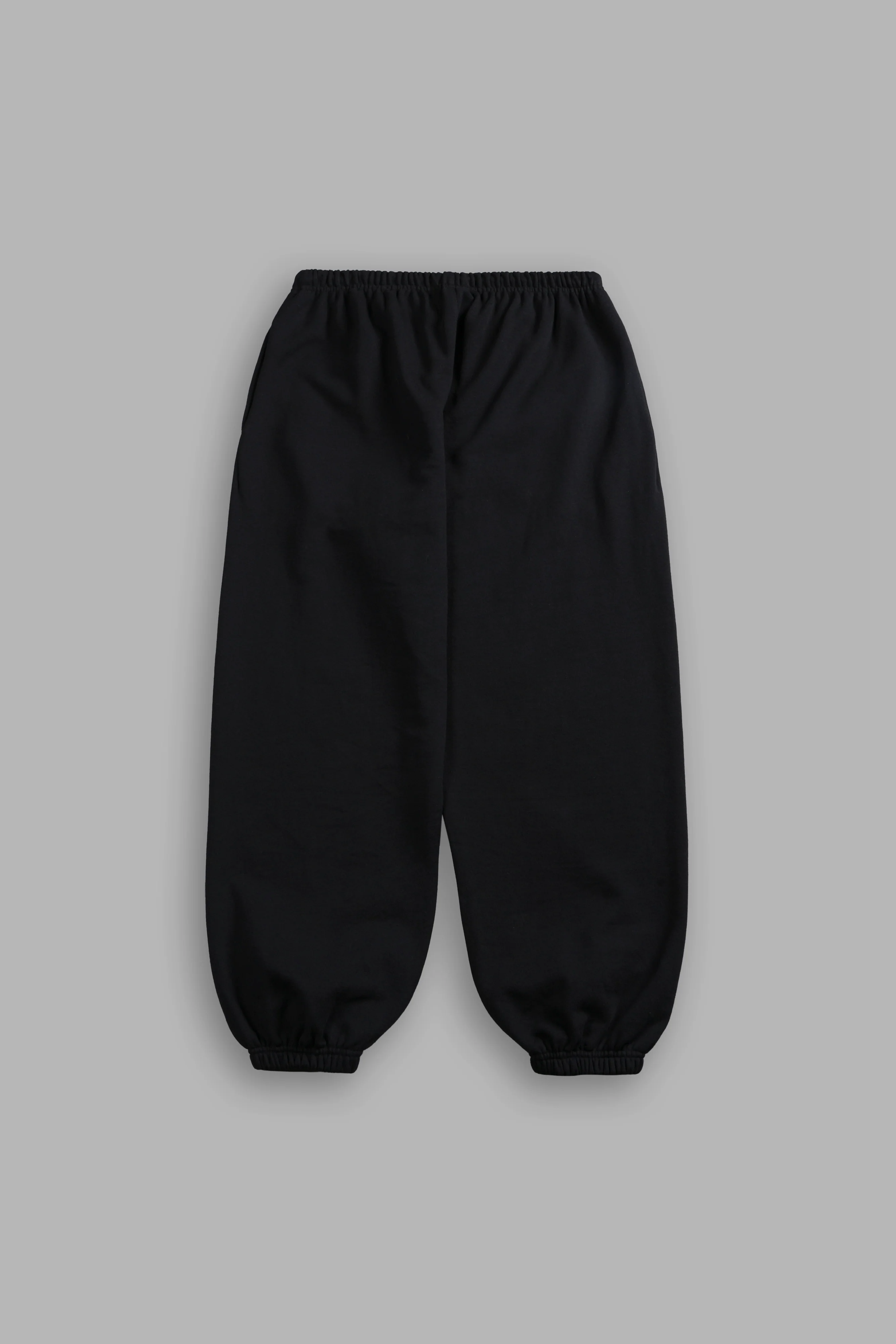 Dual Lounger Unisex Sweat Pants in Black - Image 3