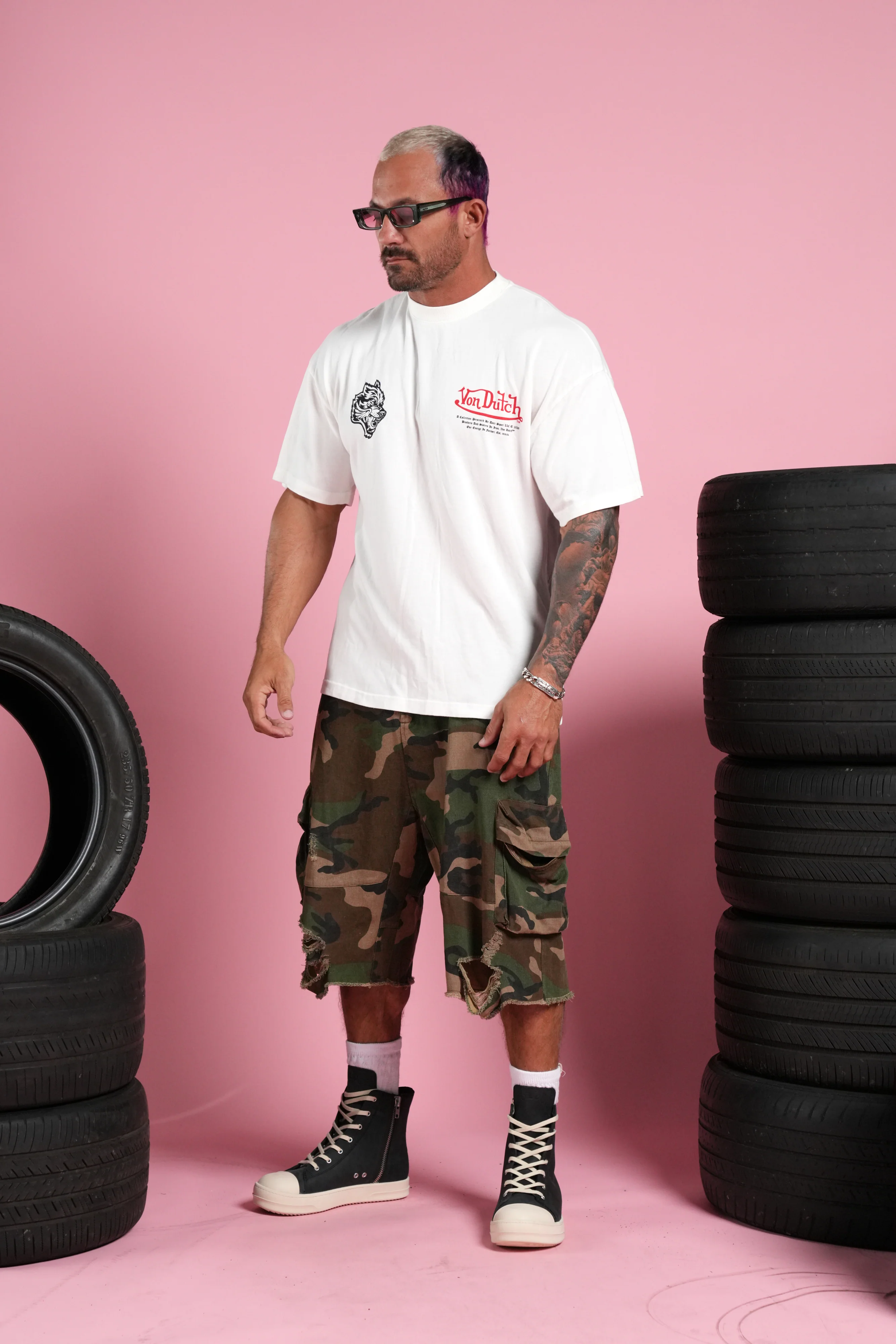 Eye of the Beholder Premium Oversized Tee in Cream - Image 5