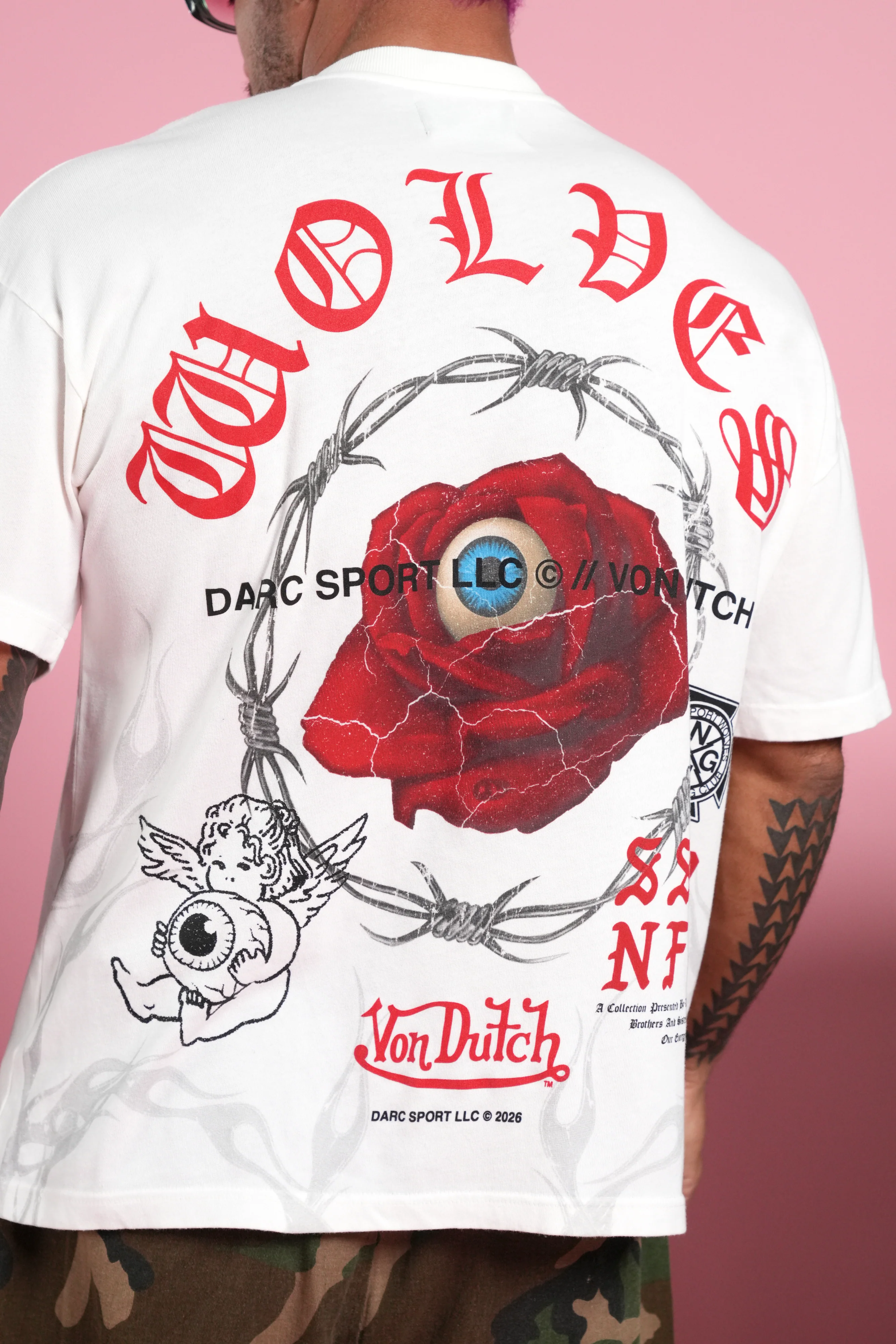 Eye of the Beholder Premium Oversized Tee in Cream - Image 8