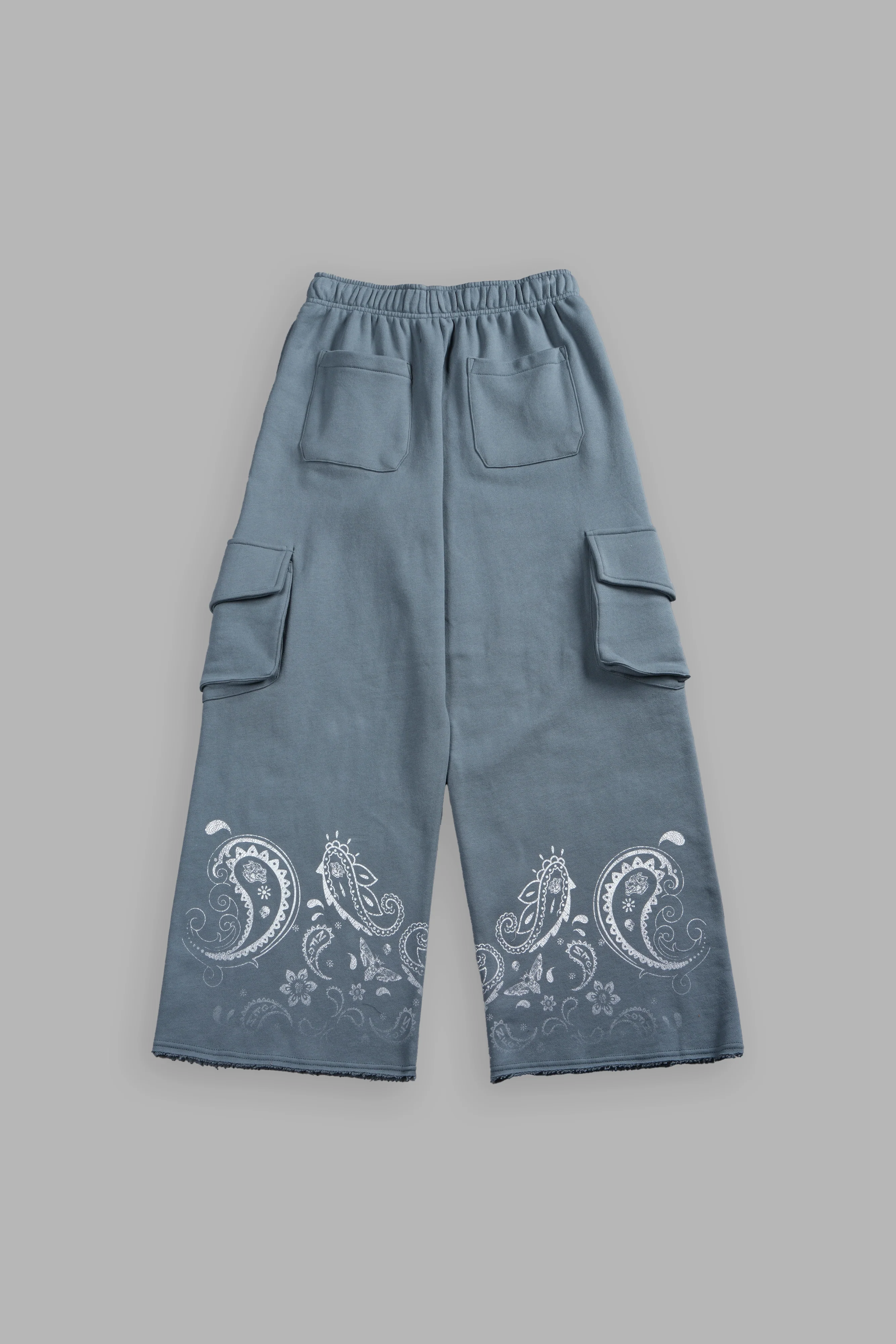 Faded Paisley Durst Cargo Sweats in Greek Stone - Image 2