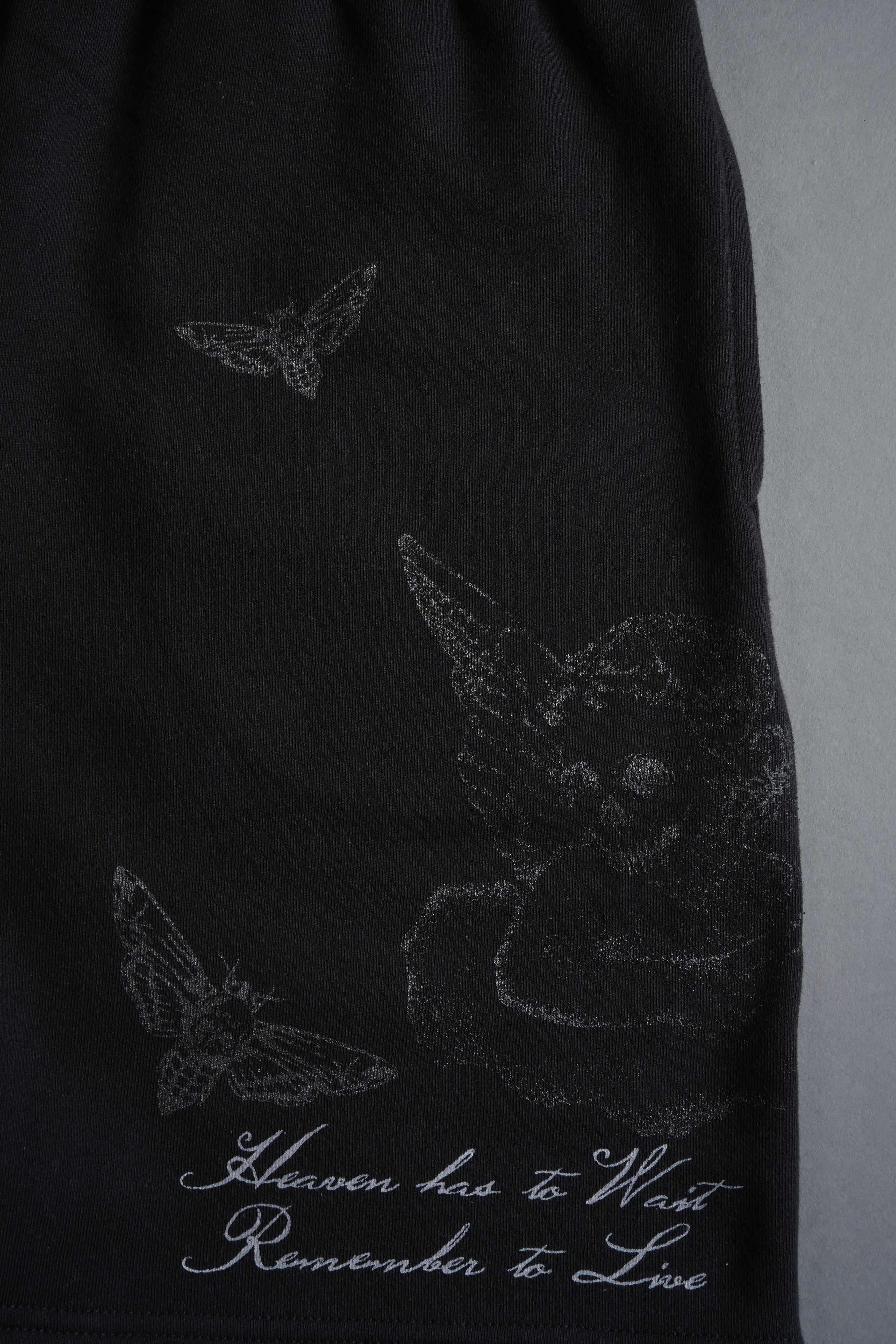 Fallen Cherub Oversized Post Lounge Sweat Shorts in Black - Image 6