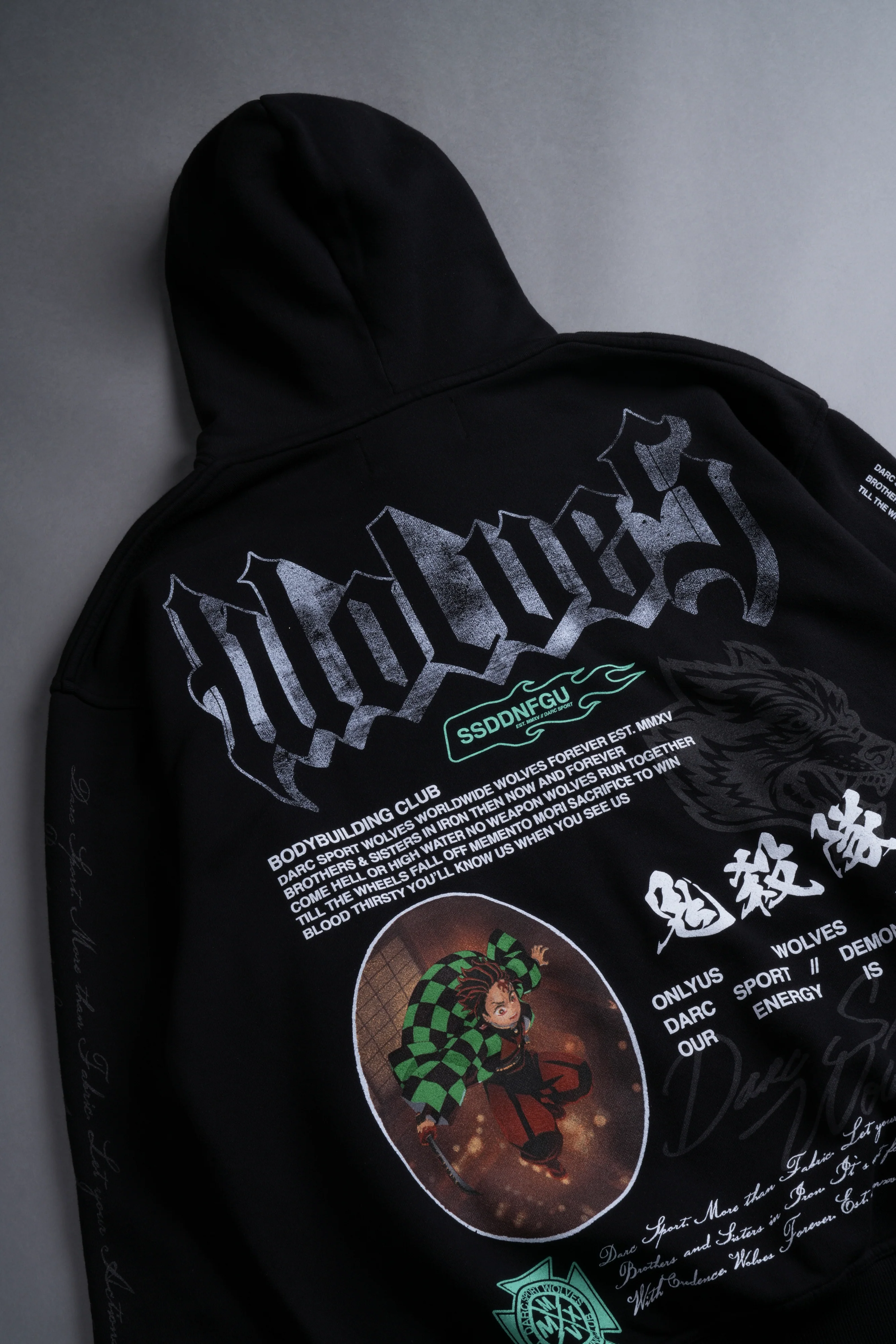 Falling "Pierce" Hoodie in Black - Image 5