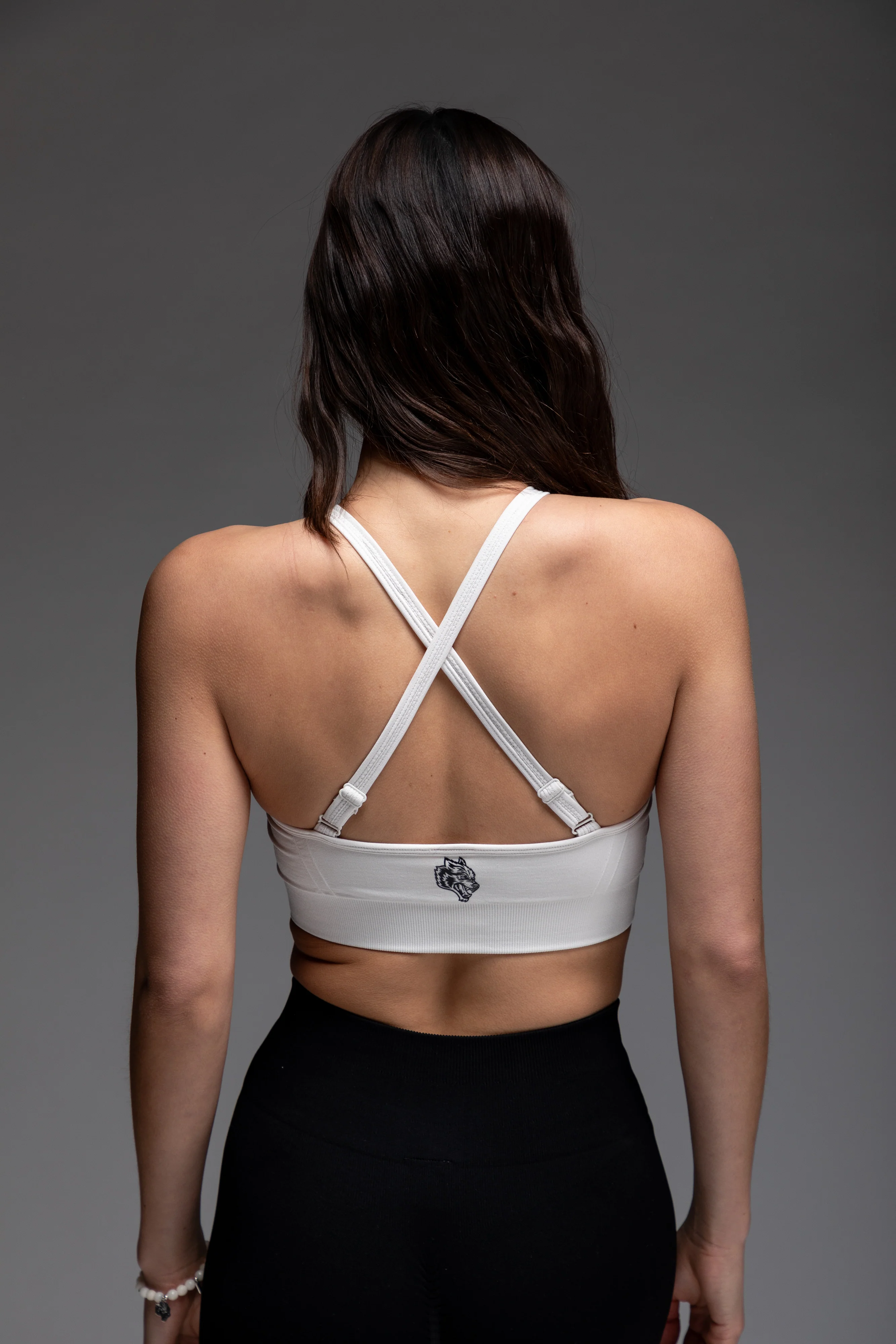 Faster "Everson Seamless" High Neck Bra in Stone - Image 6