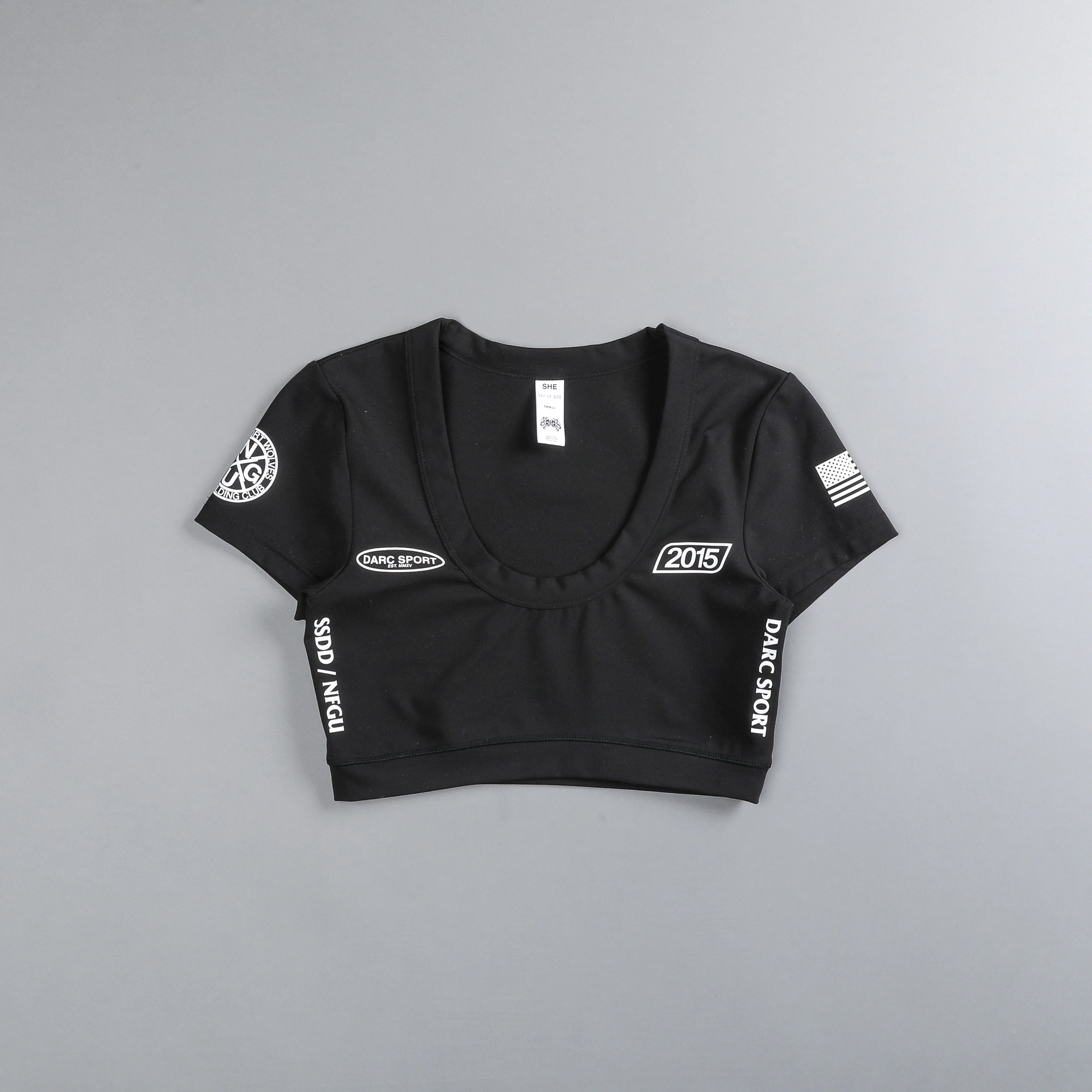 Faster S/S Grace "Energy" Top in Black - Image 5