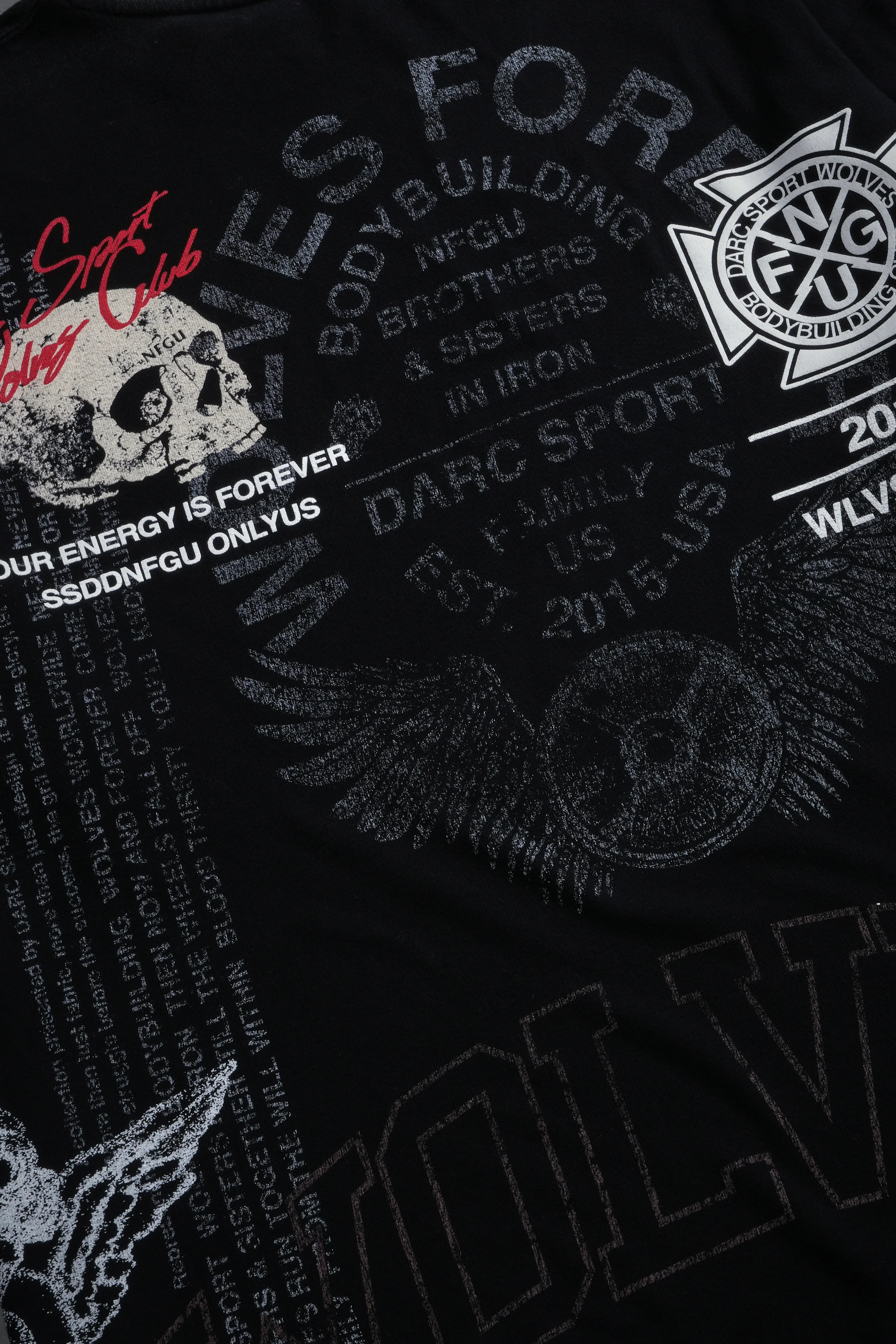 Fearless NFGU Premium Oversized Tee in Black - Image 11