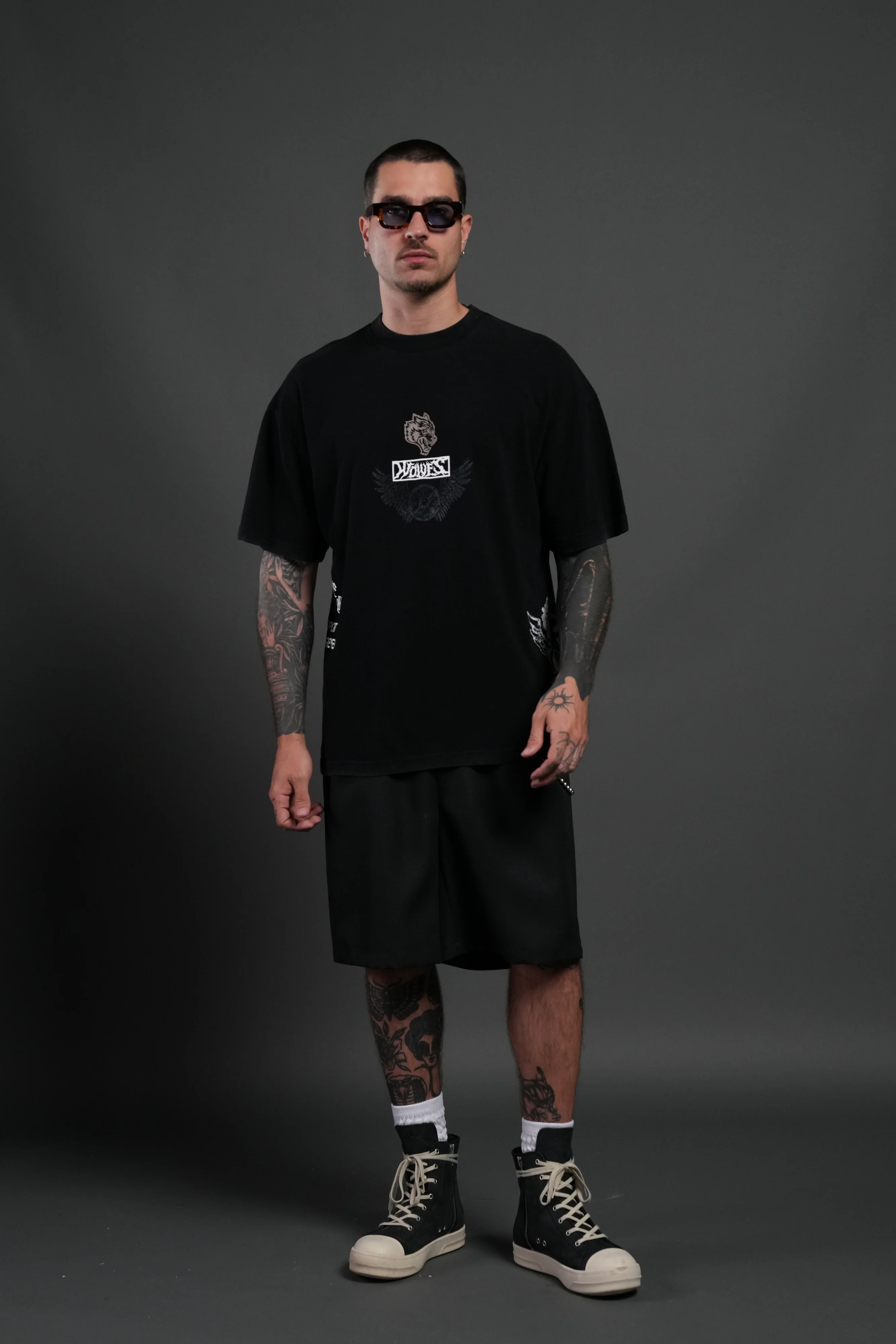 Fearless NFGU Premium Oversized Tee in Black - Image 5