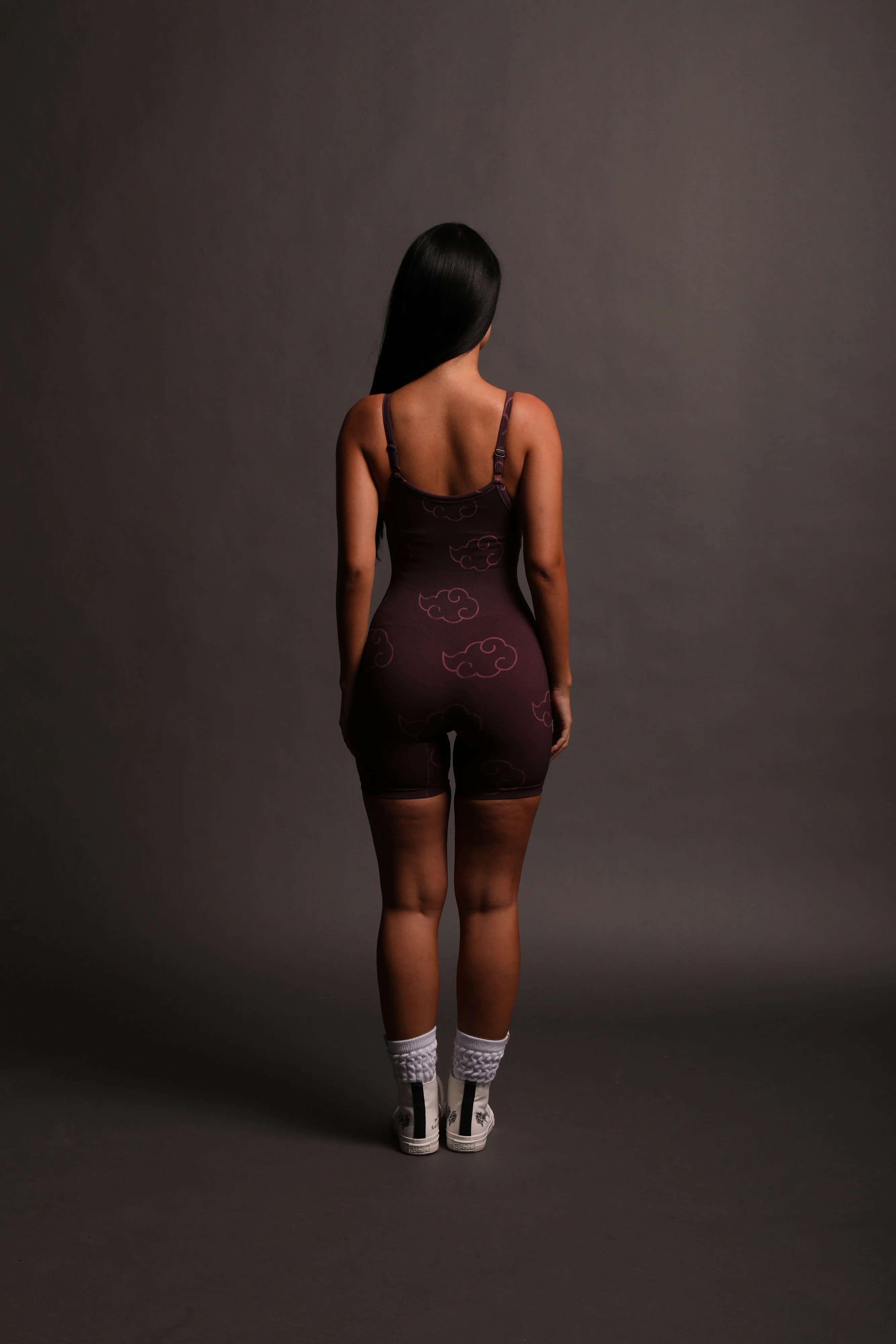 Floating Sonya "Everson Seamless" Bodysuit in Cherry Wine - Image 5