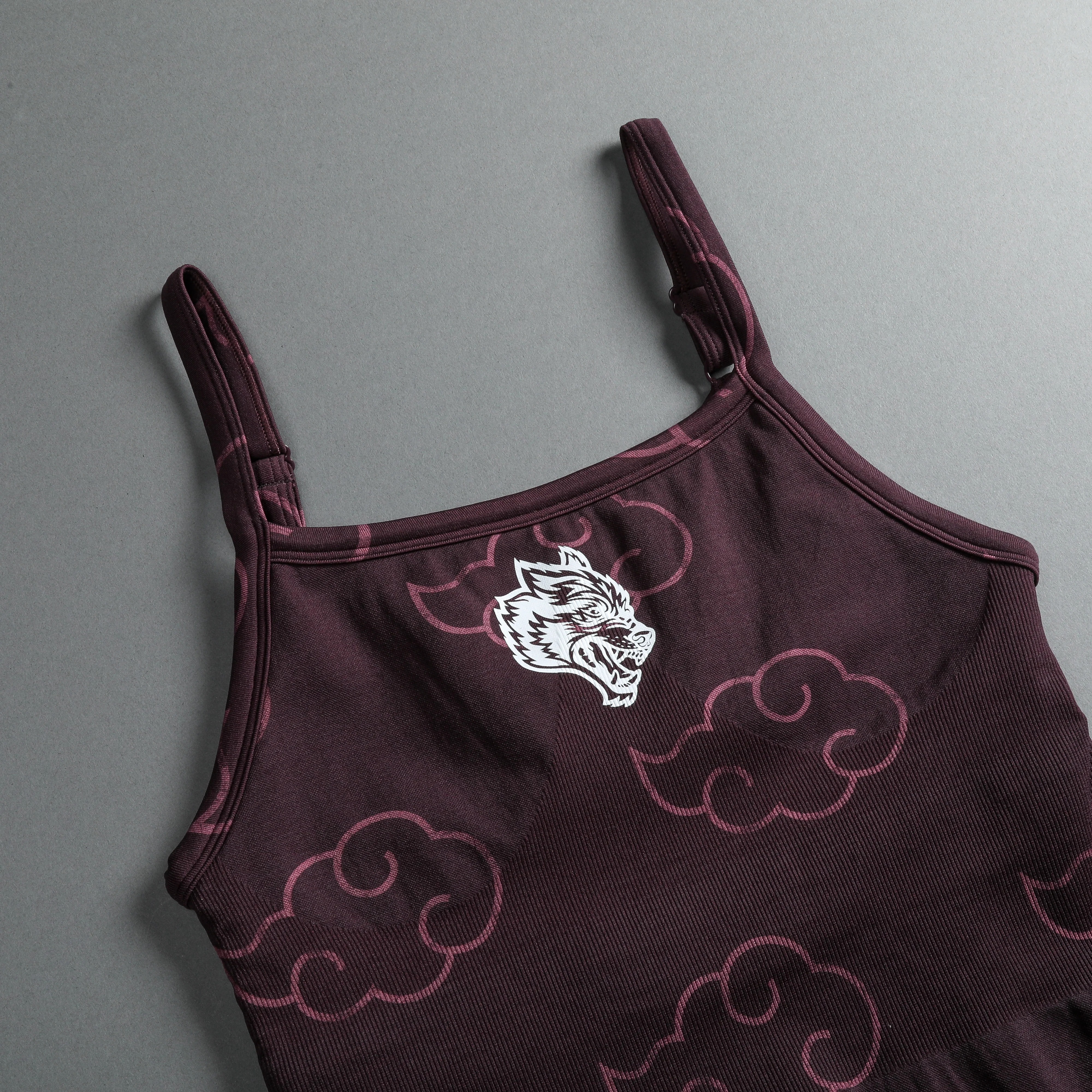 Floating Sonya "Everson Seamless" Bodysuit in Cherry Wine - Image 9