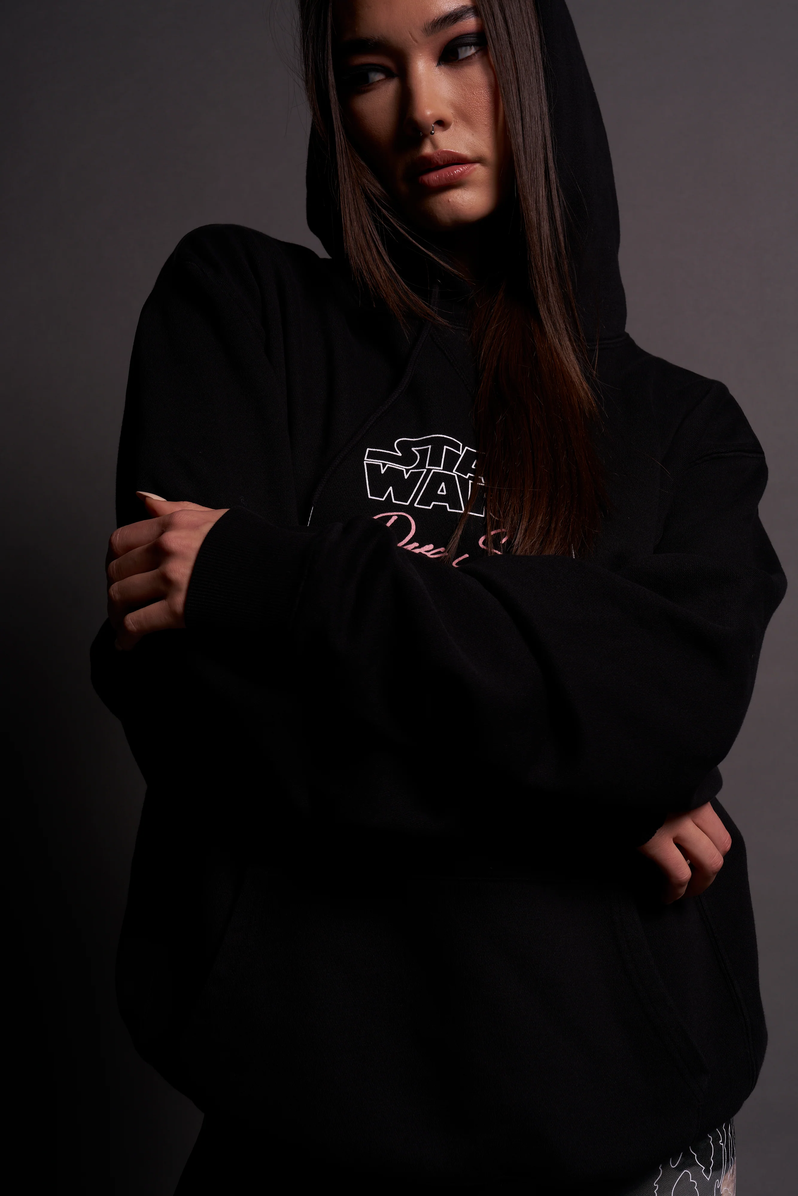 Forbidden Love She "Dakota" Hoodie in Black - Image 7