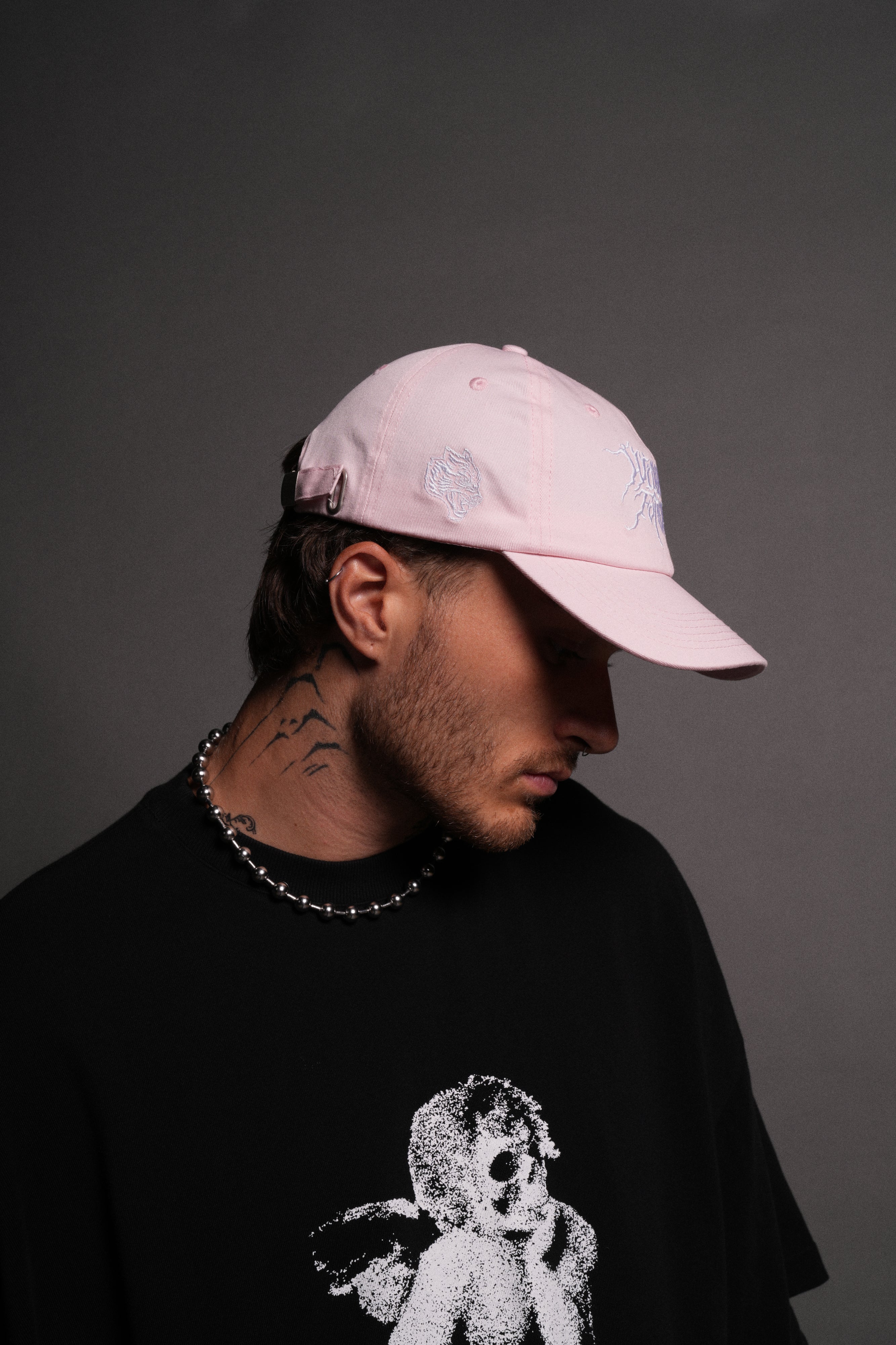 Forged From Iron Dad Hat V2 in Cloud Pink - Image 6