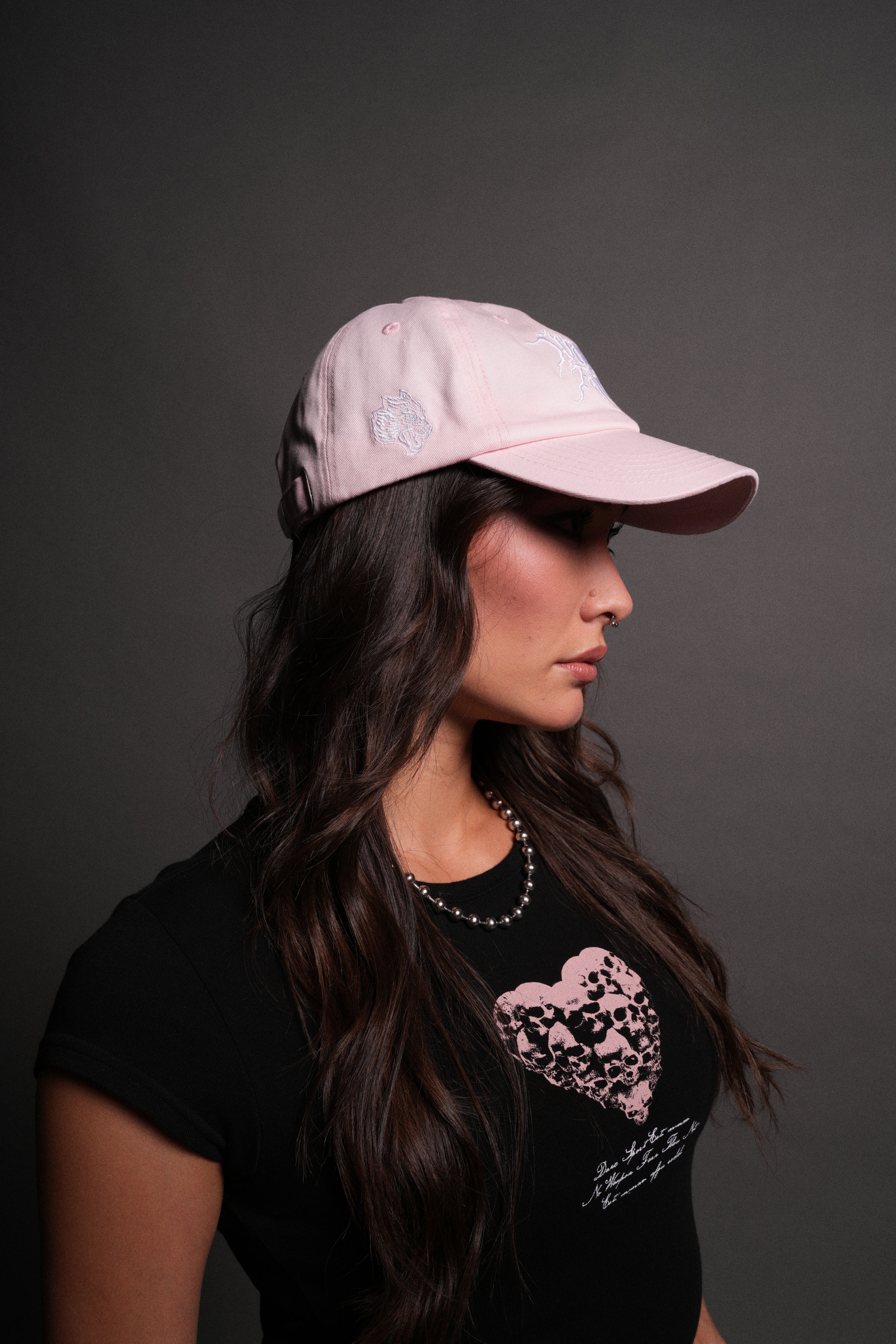 Forged From Iron Dad Hat V2 in Cloud Pink - Image 7