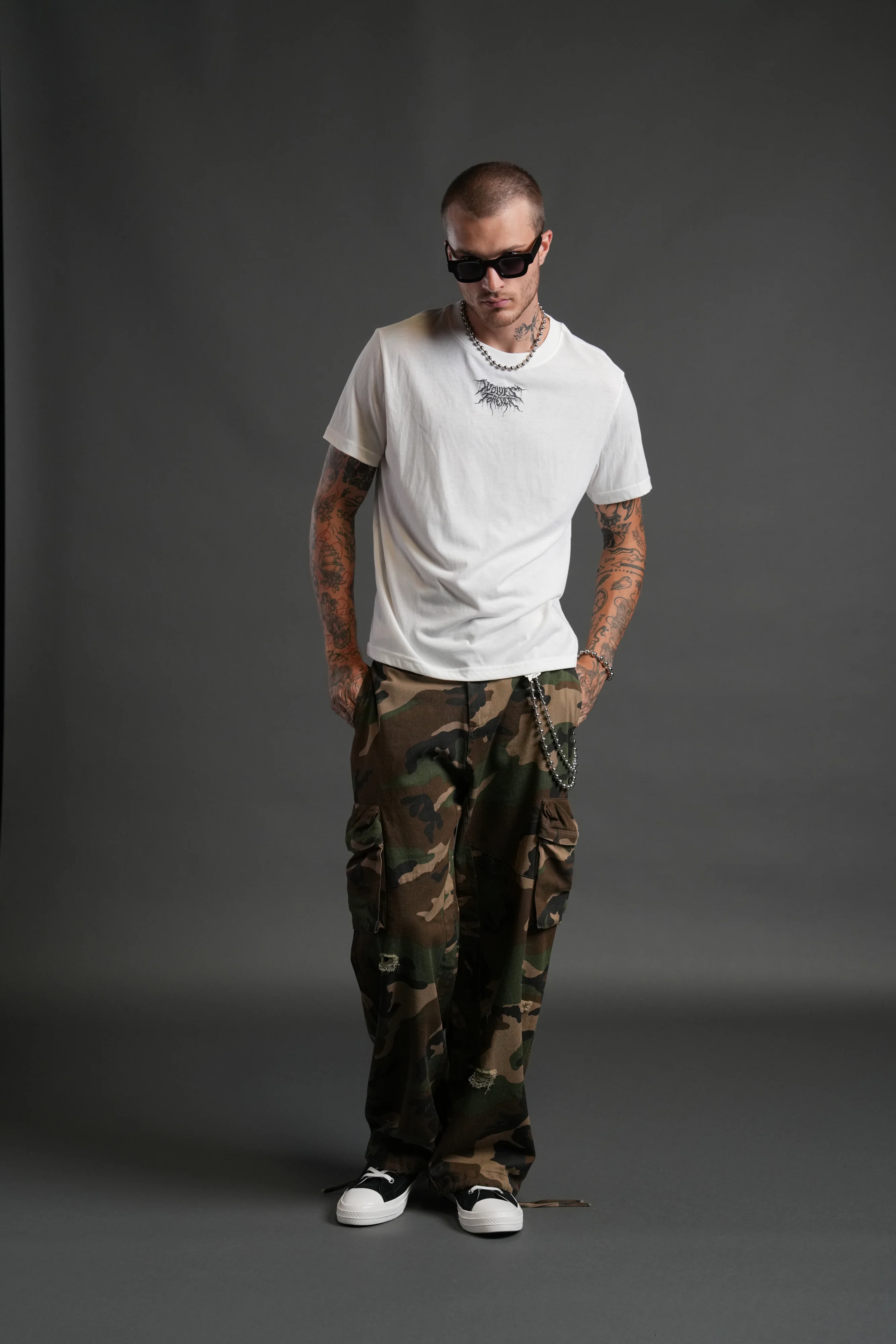 Forged From Iron "J. Dean" Premium Tee in Cream - Image 5