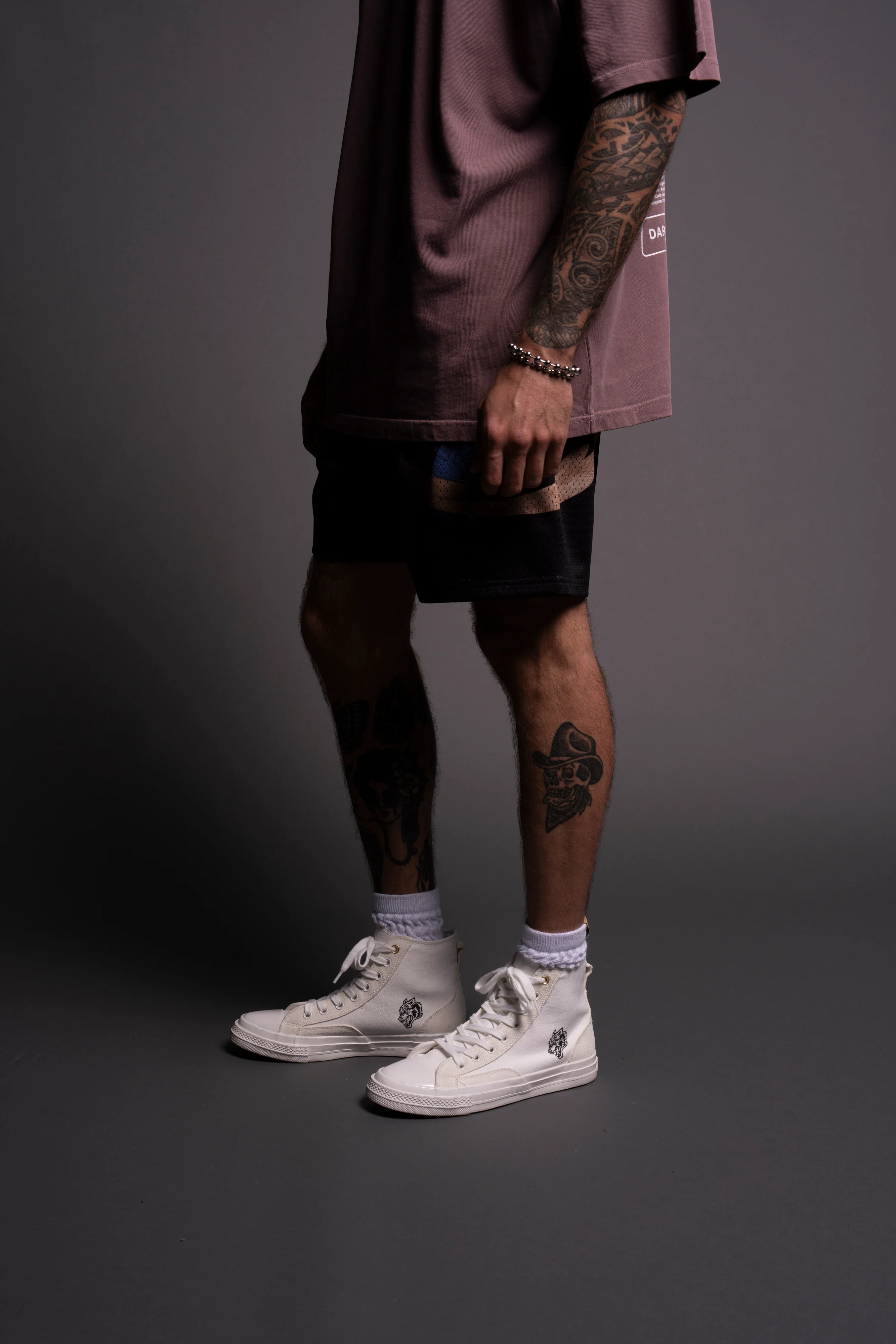 Gaara Mesh Shorts in Black - Image 4