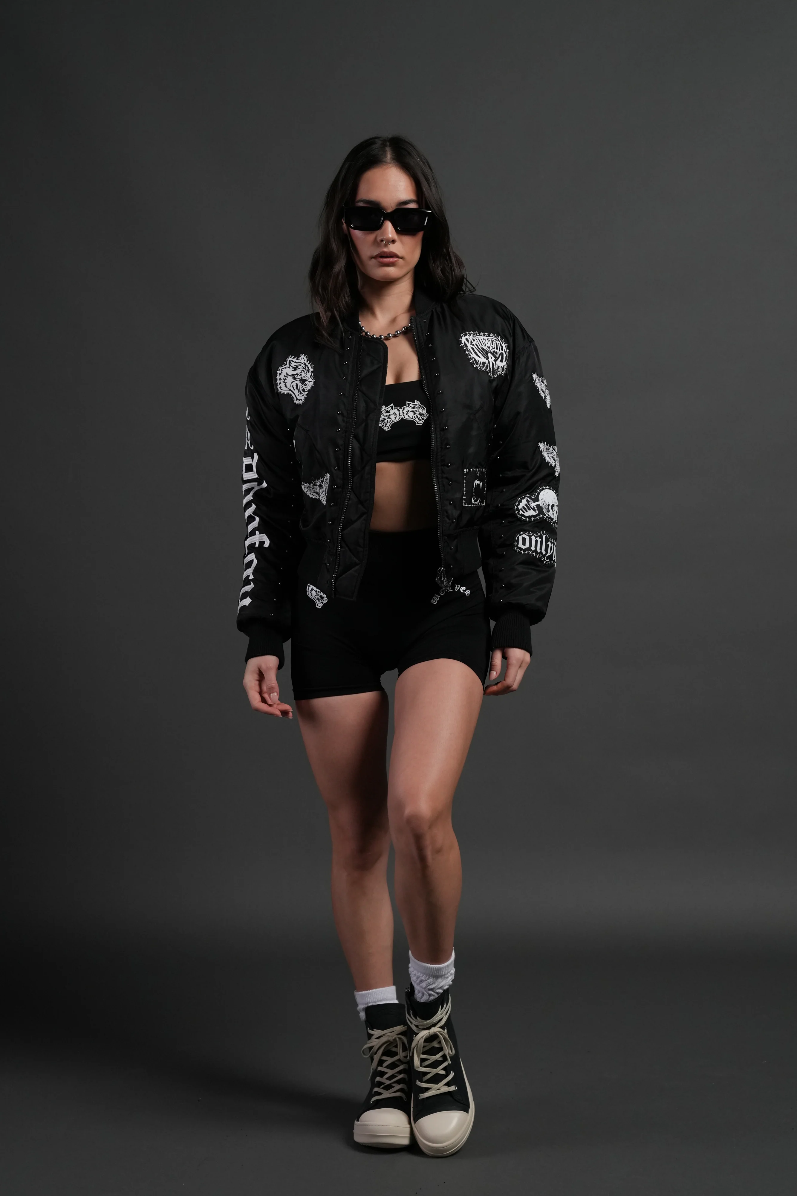 Give it Your All Trin Bomber in Black - Image 3