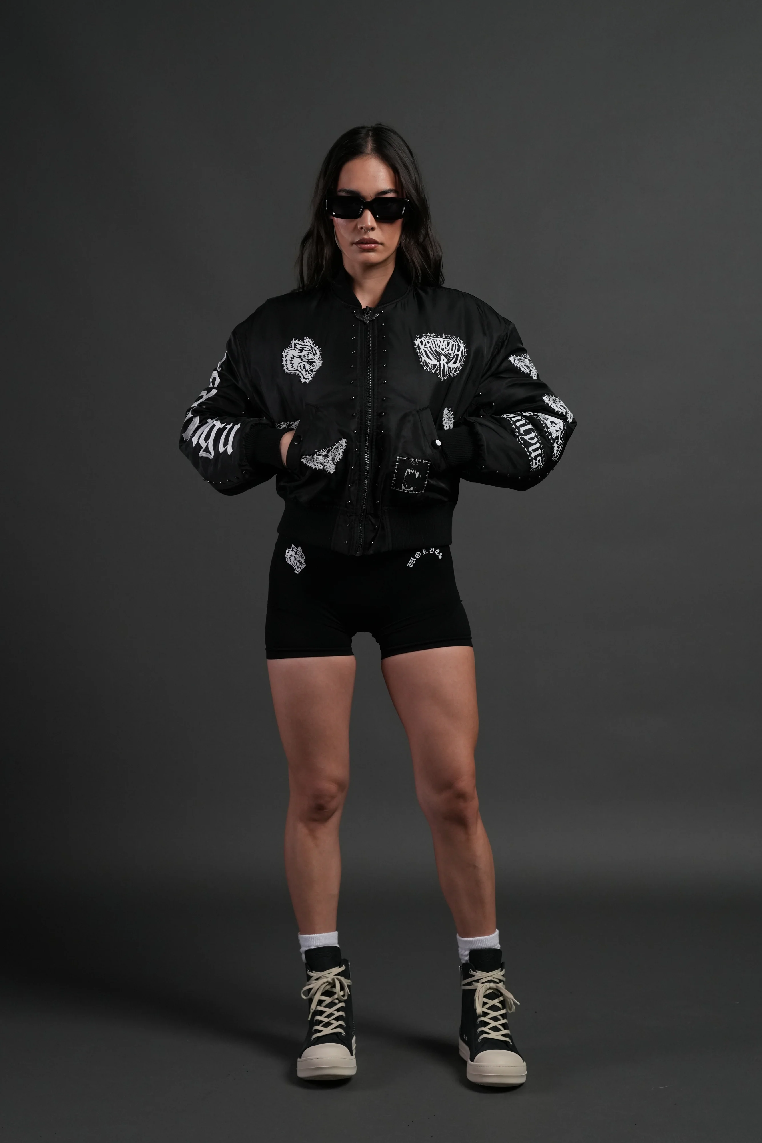 Give it Your All Trin Bomber in Black - Image 4