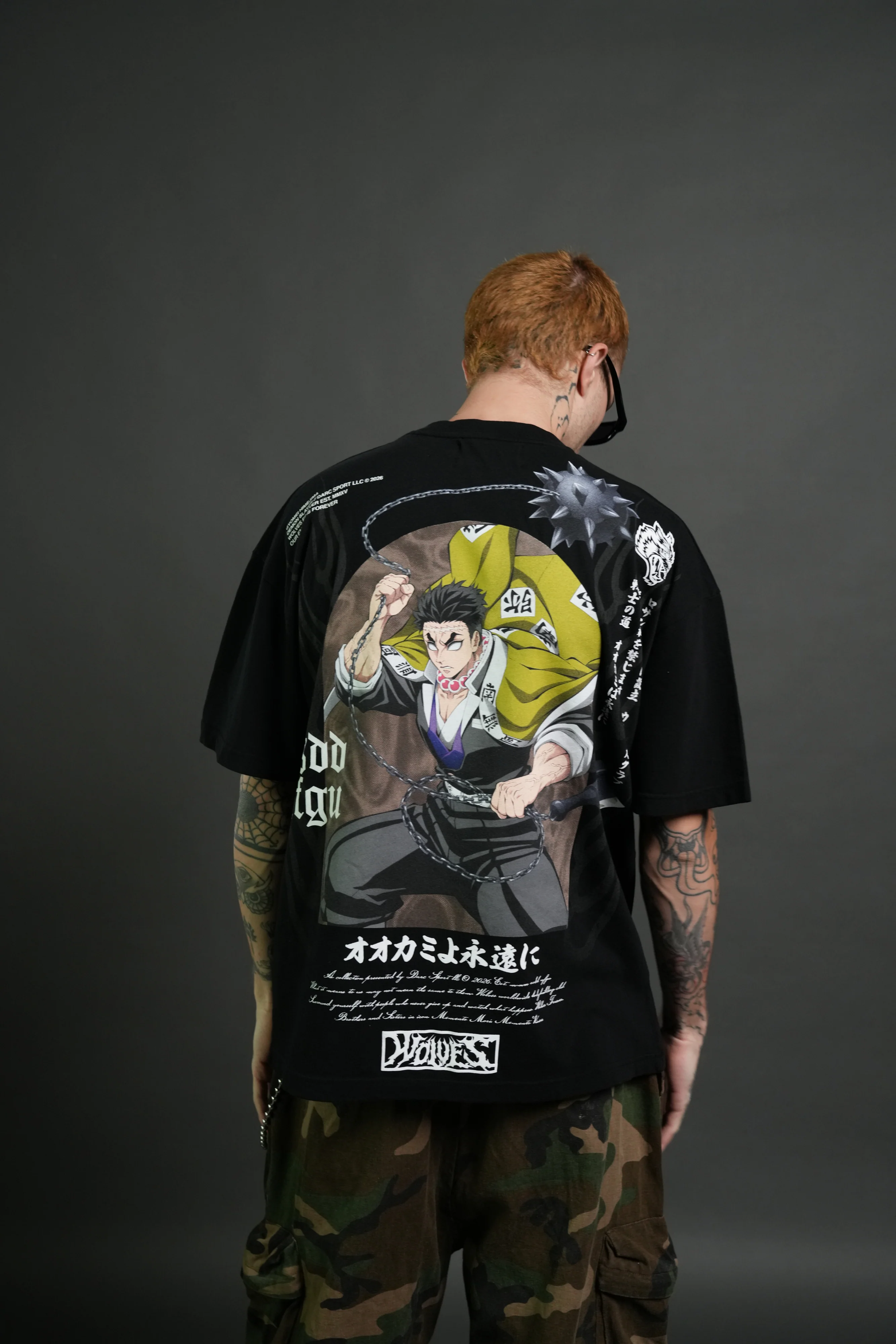 Gyomei Forever Premium Oversized Tee in Black - Image 4