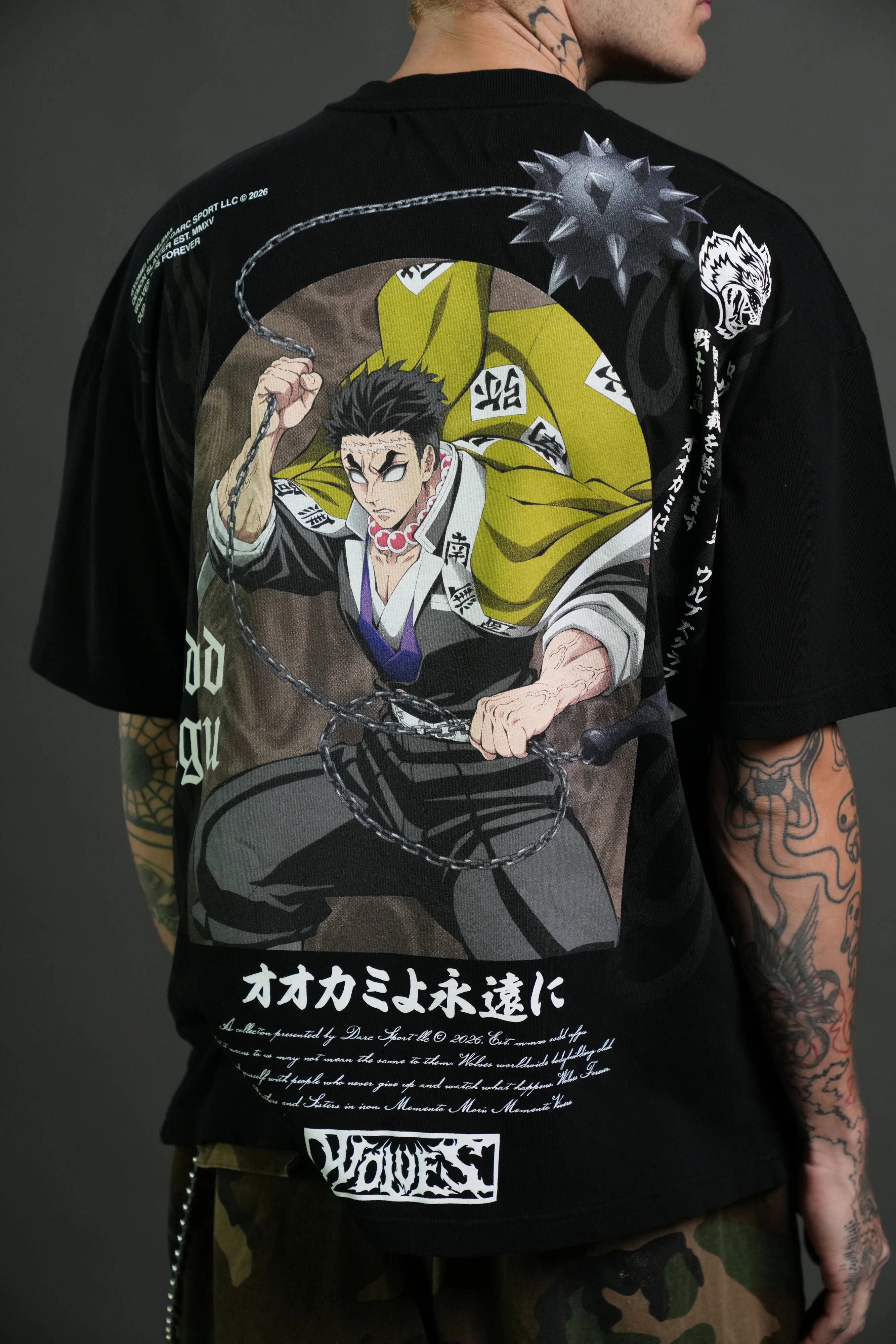 Gyomei Forever Premium Oversized Tee in Black - Image 7