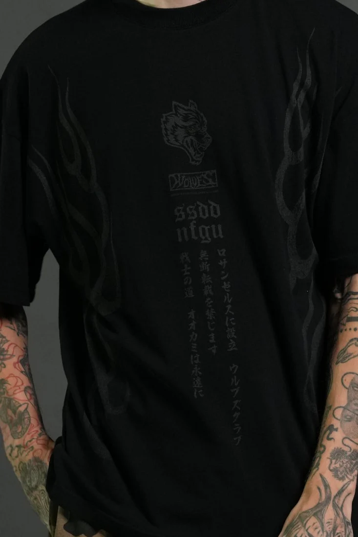 Gyomei Forever Premium Oversized Tee in Black - Image 8
