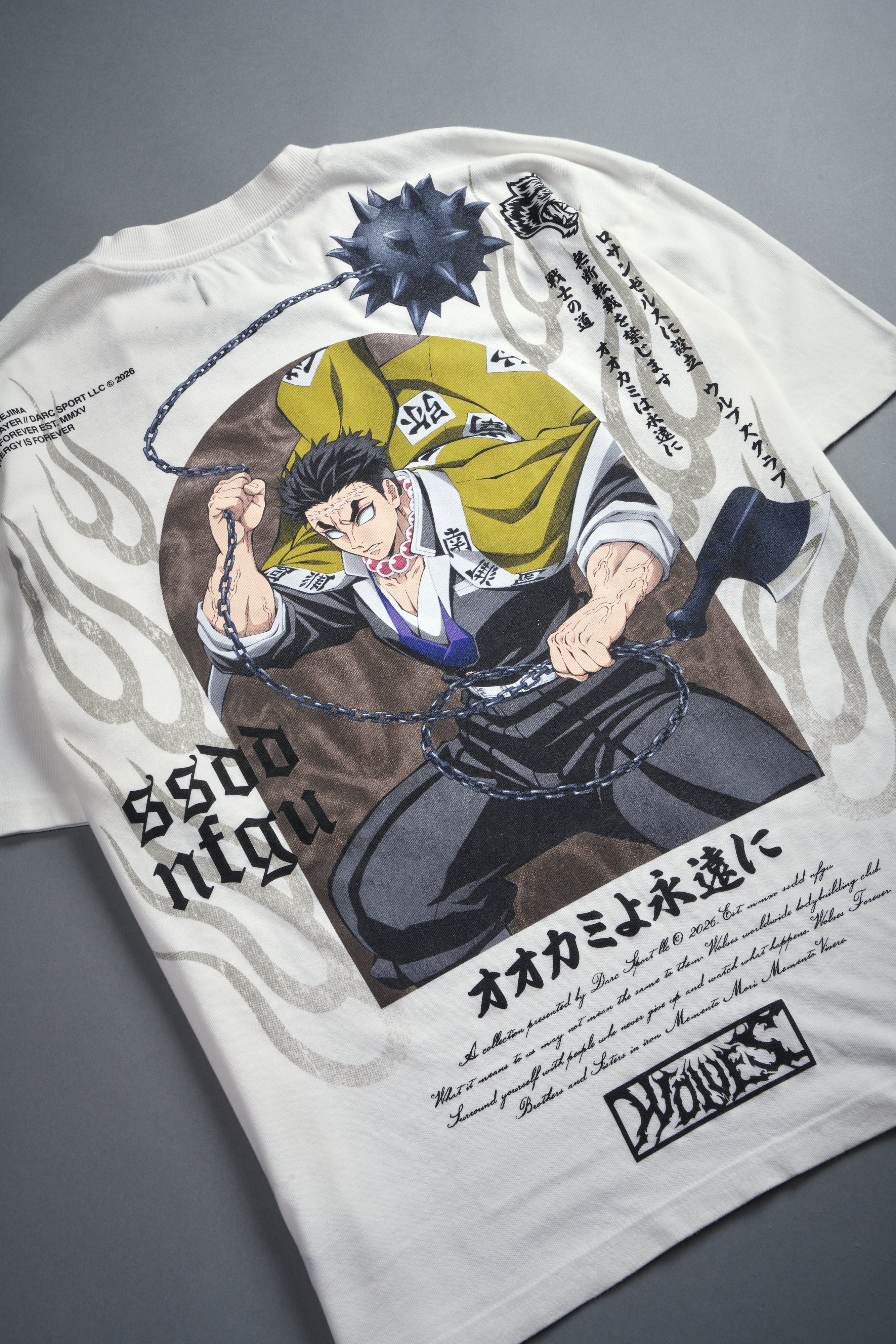 Gyomei Forever Premium Oversized Tee in Cream - Image 10