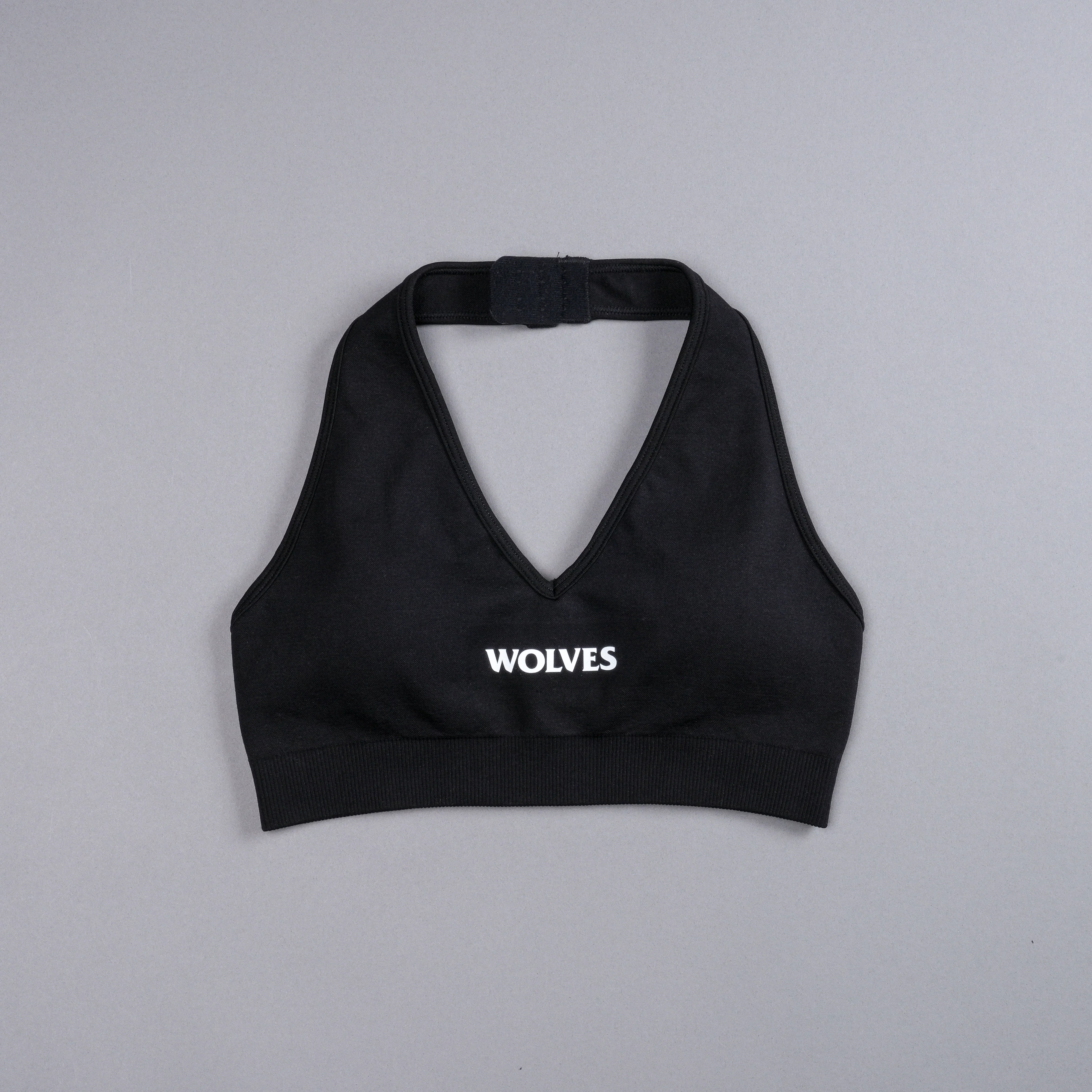Hardcore "Everson Seamless" Halter Bra in Black - Image 4