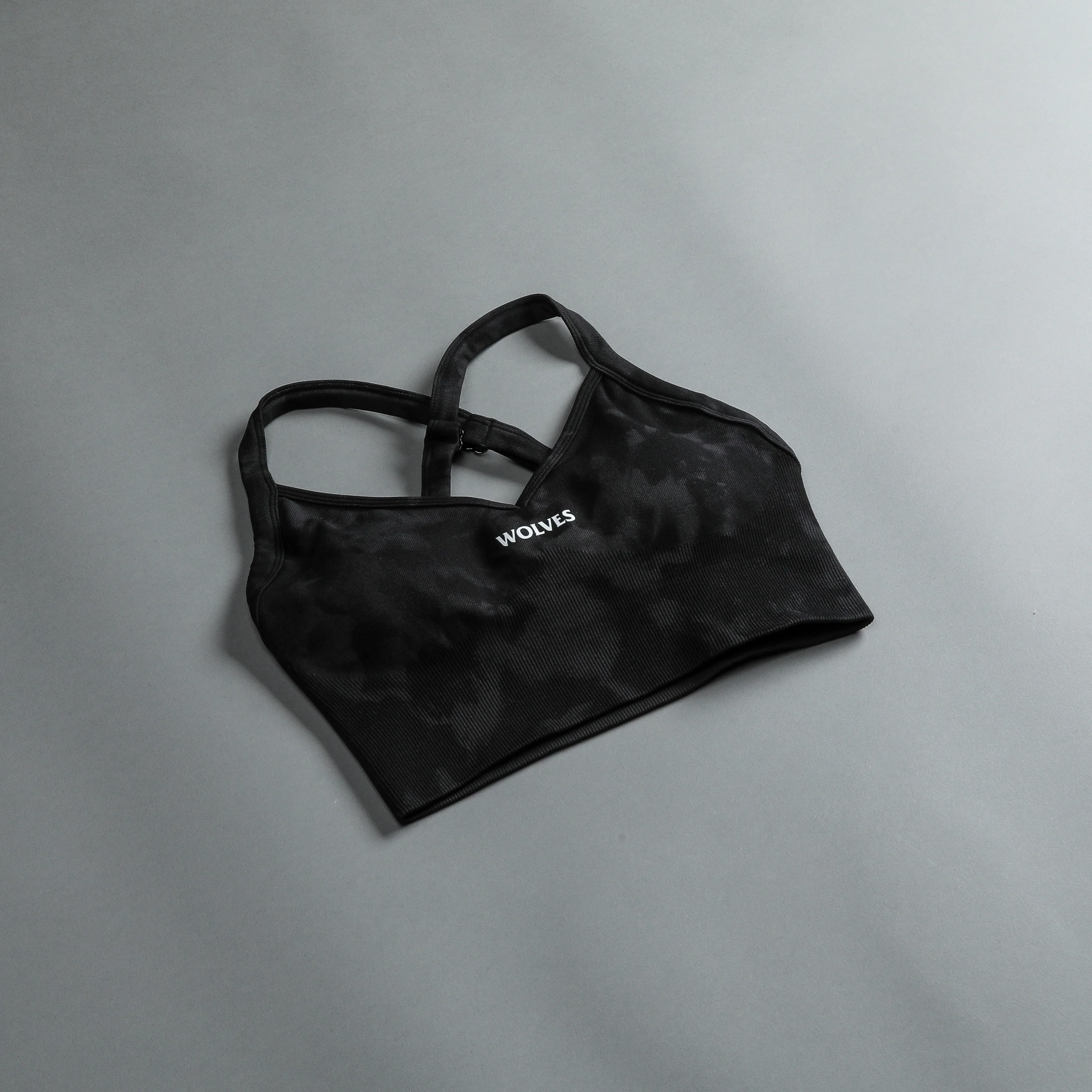 Hardcore "Everson Seamless" Sierra Bra in Tonal Black Jumbo Marble - Image 9