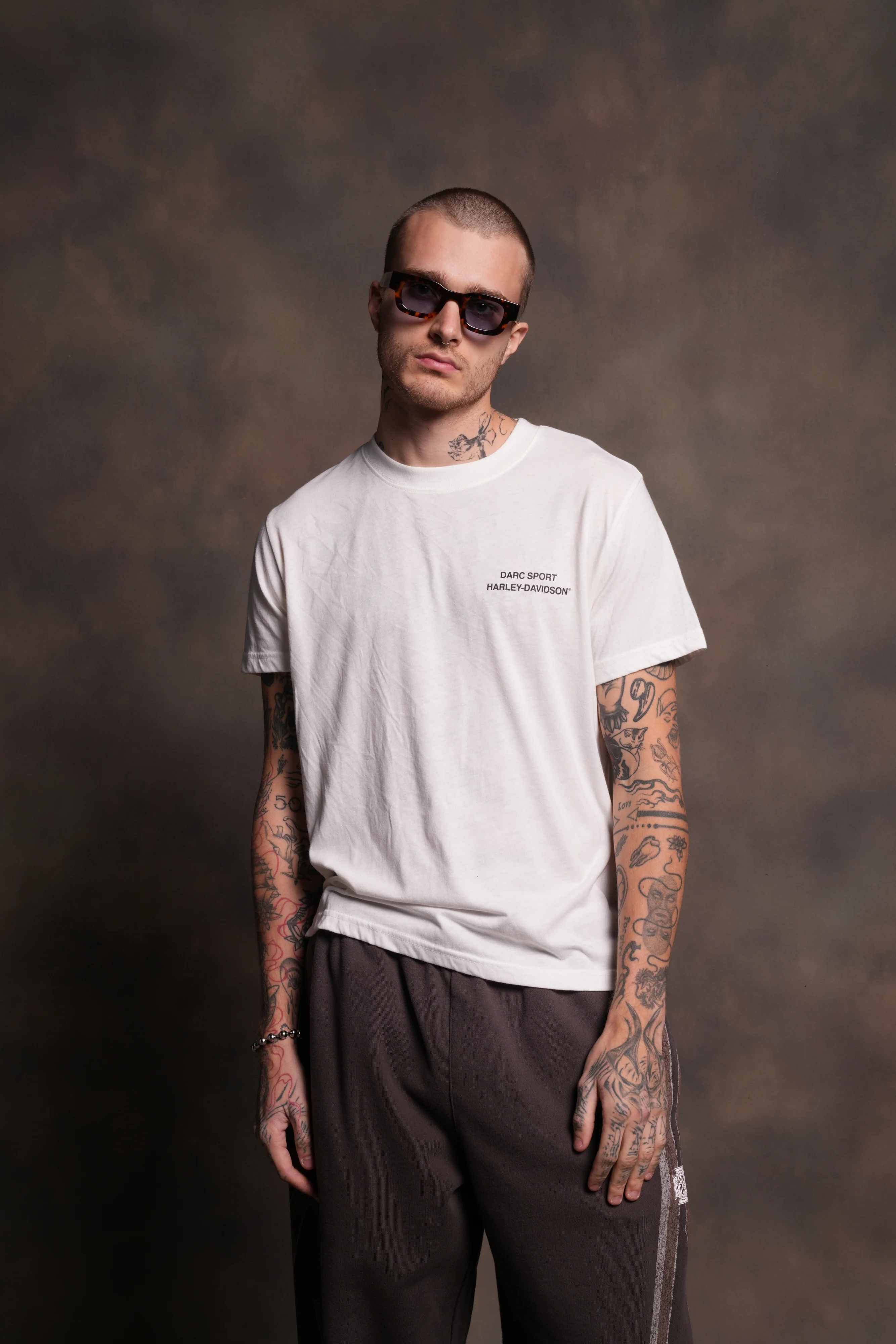 Harley-Davidson X Darc Sport "J. Dean" Premium Tee in Cream - Image 2
