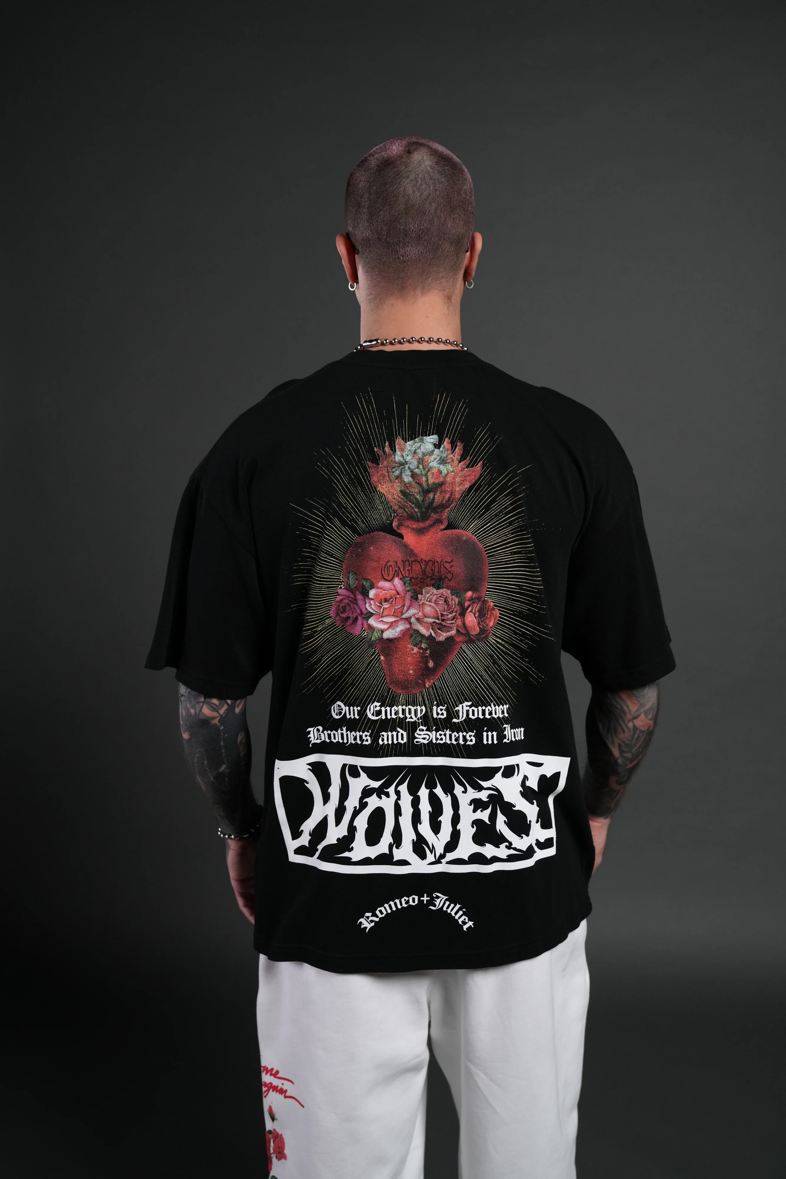 Heart Oath Premium Oversized Tee in Black - Image 4
