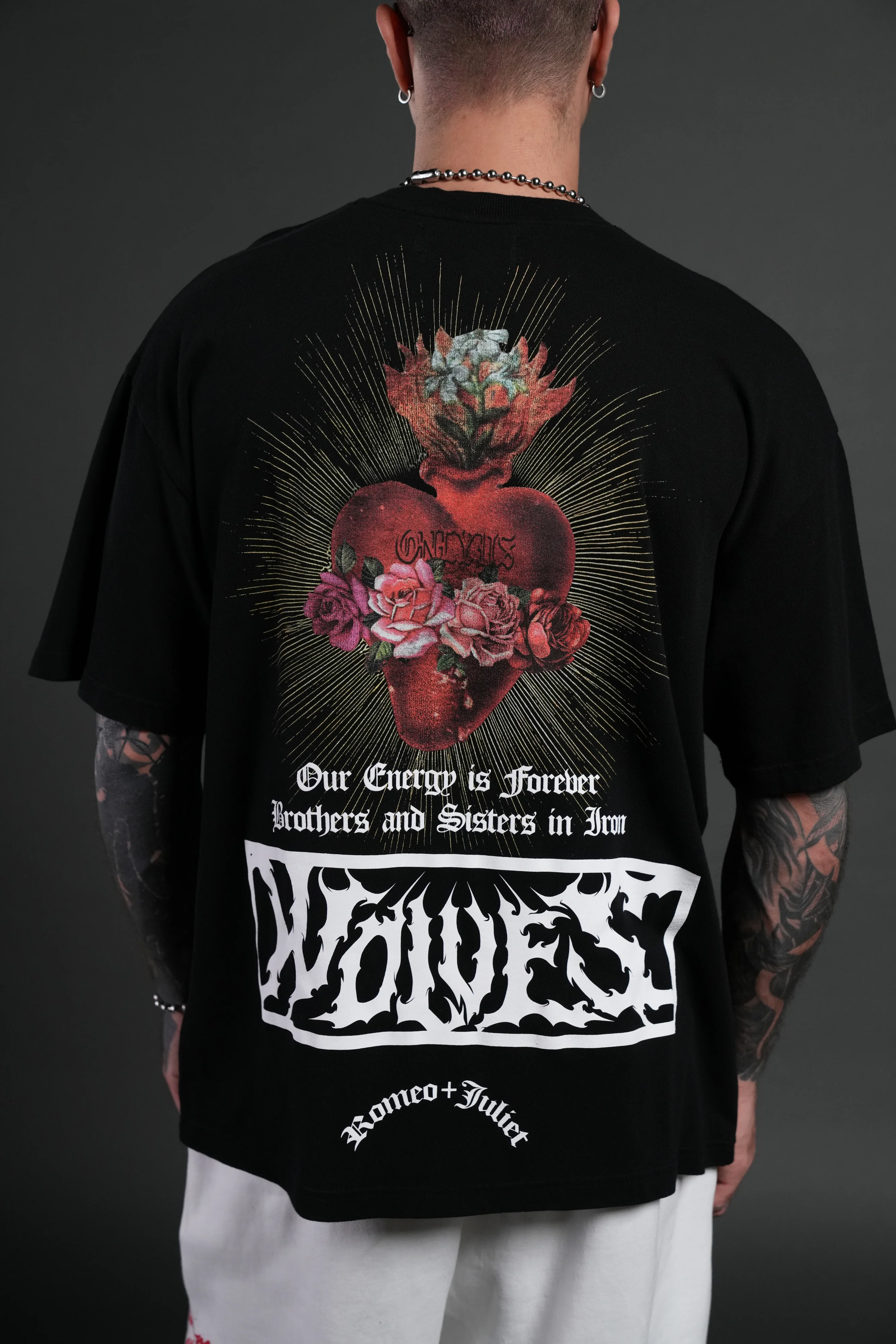 Heart Oath Premium Oversized Tee in Black - Image 8