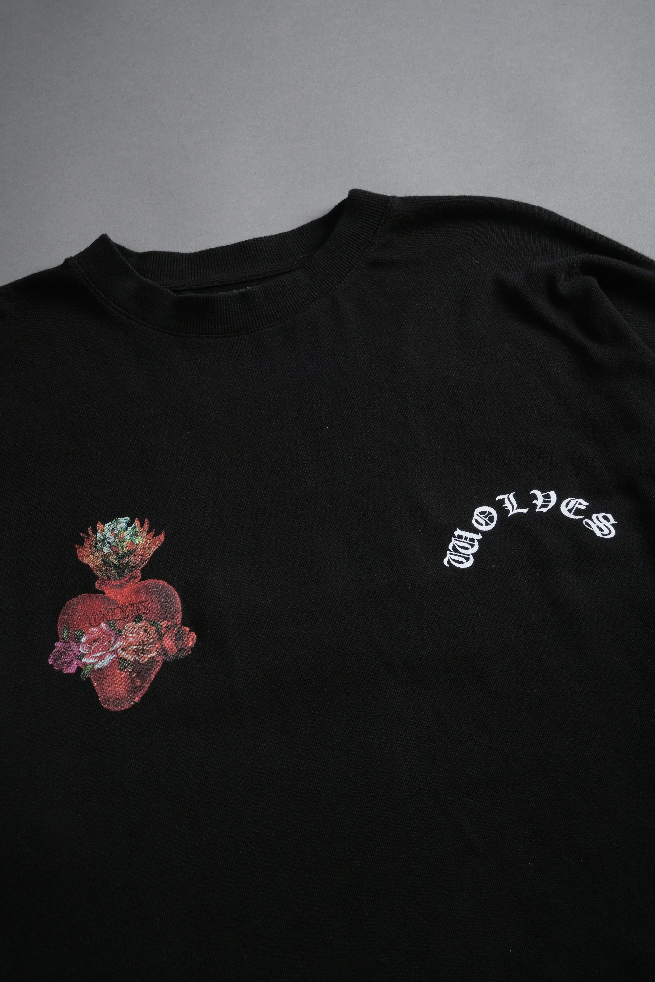 Heart Oath Premium Oversized Tee in Black - Image 9