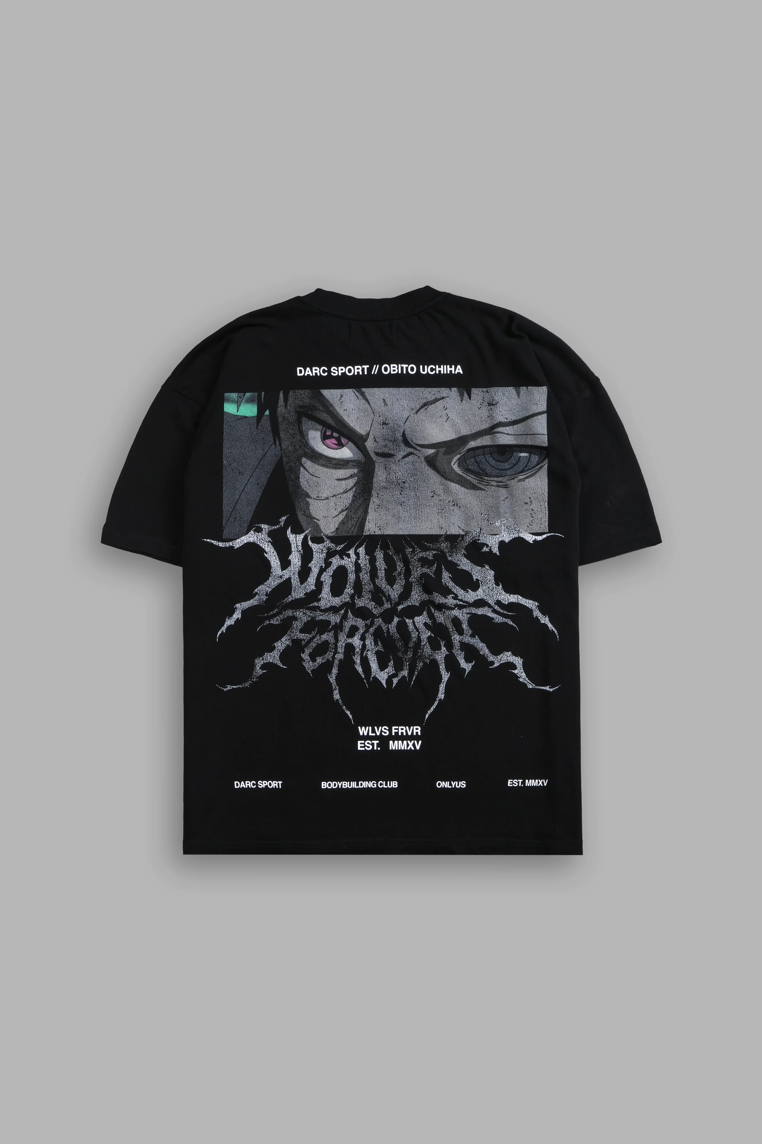 His Resolve "Premium" Oversized Tee in Black