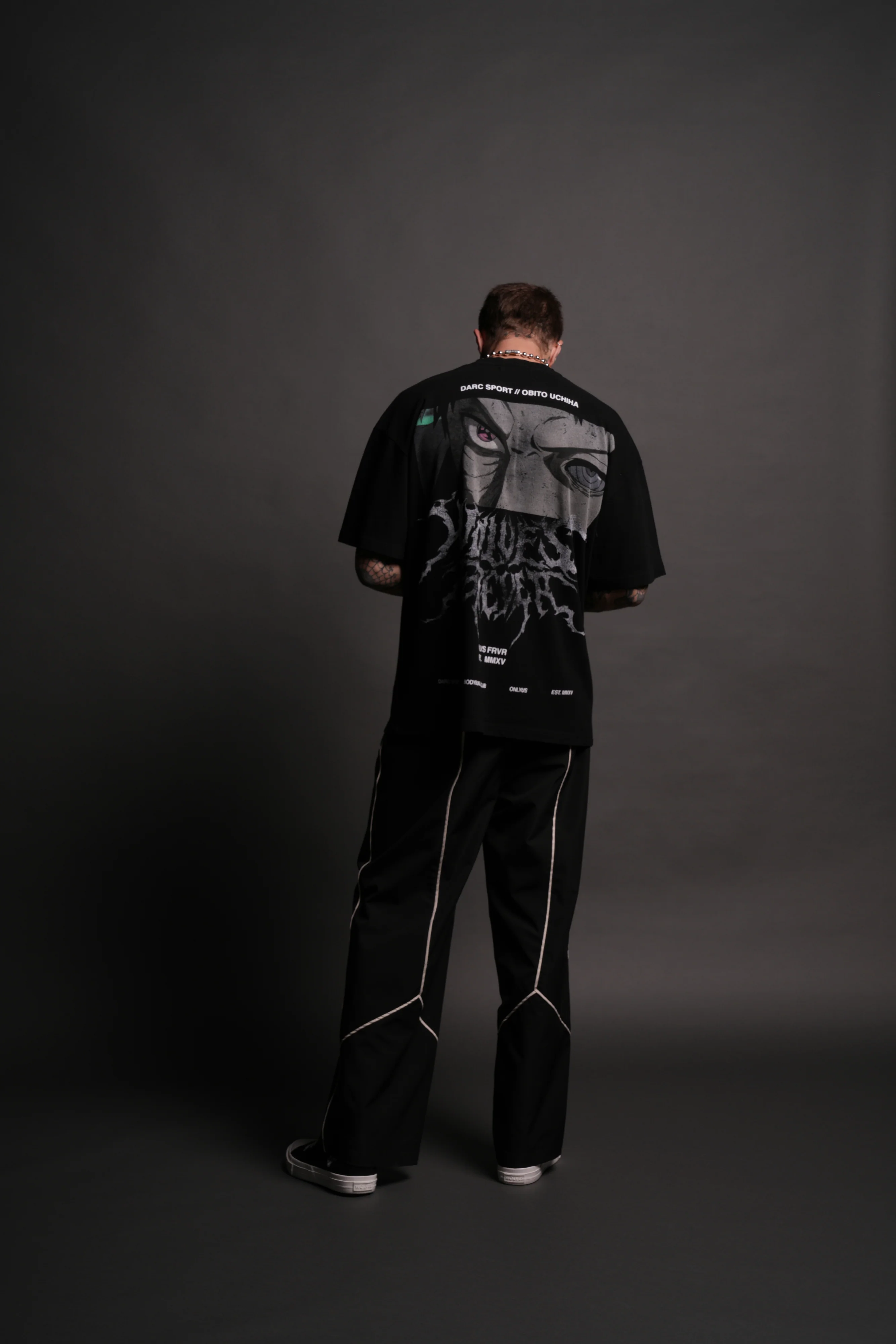 His Resolve "Premium" Oversized Tee in Black - Image 5