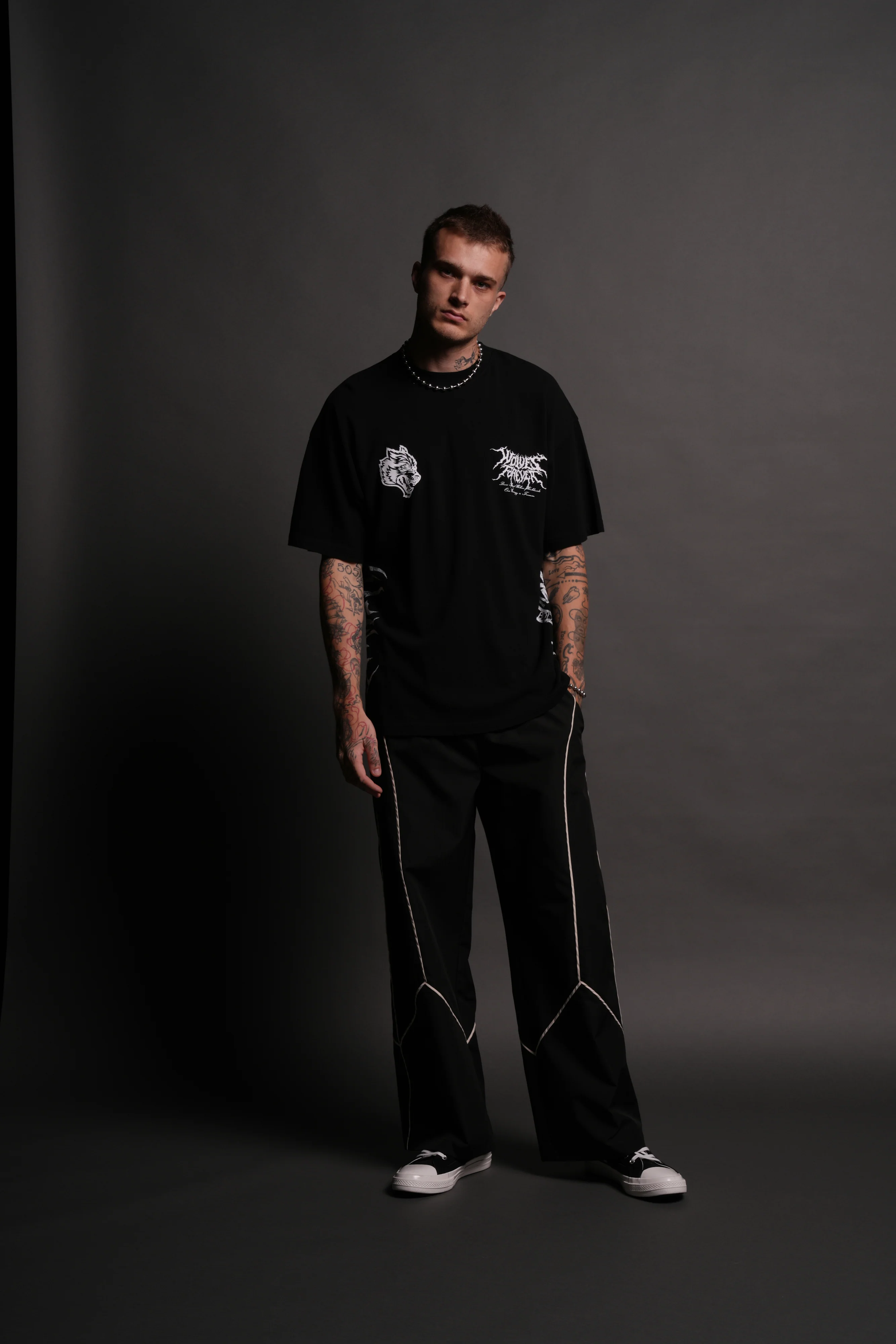 His Resolve "Premium" Oversized Tee in Black - Image 6