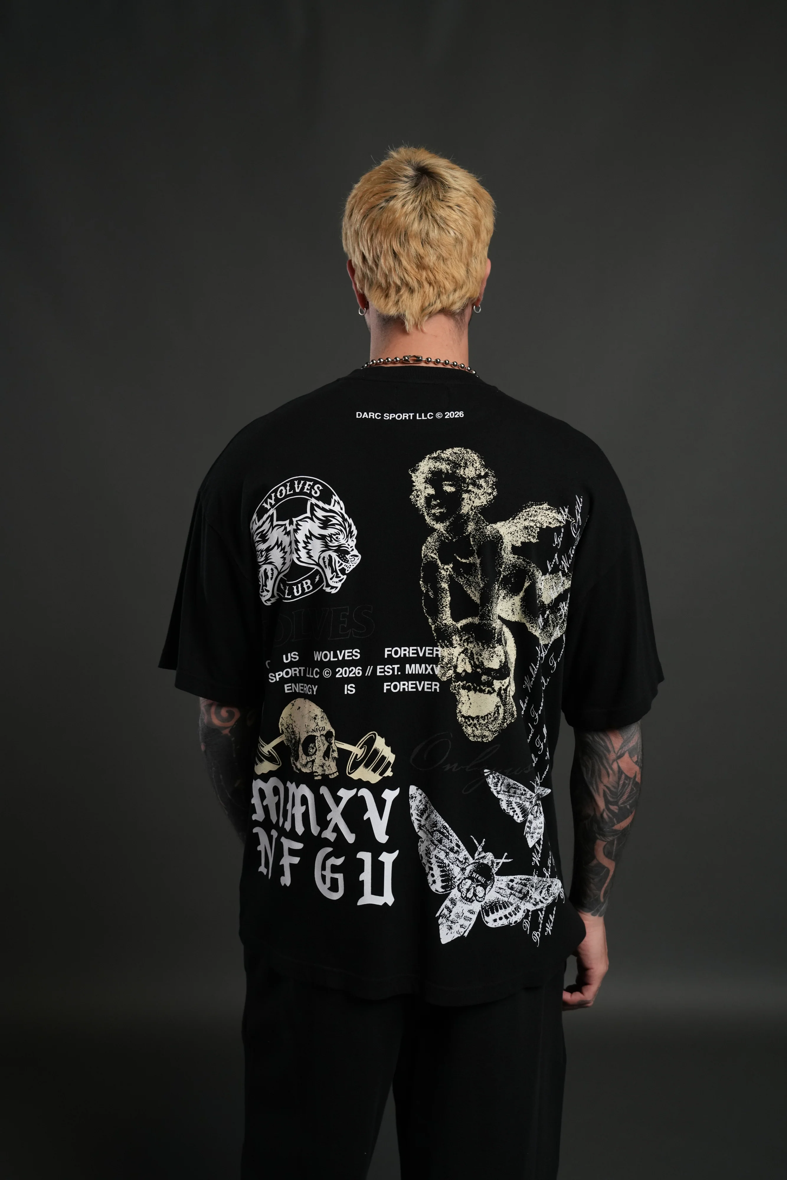 Hollow Virtue "Premium" Oversized Tee in Black - Image 4