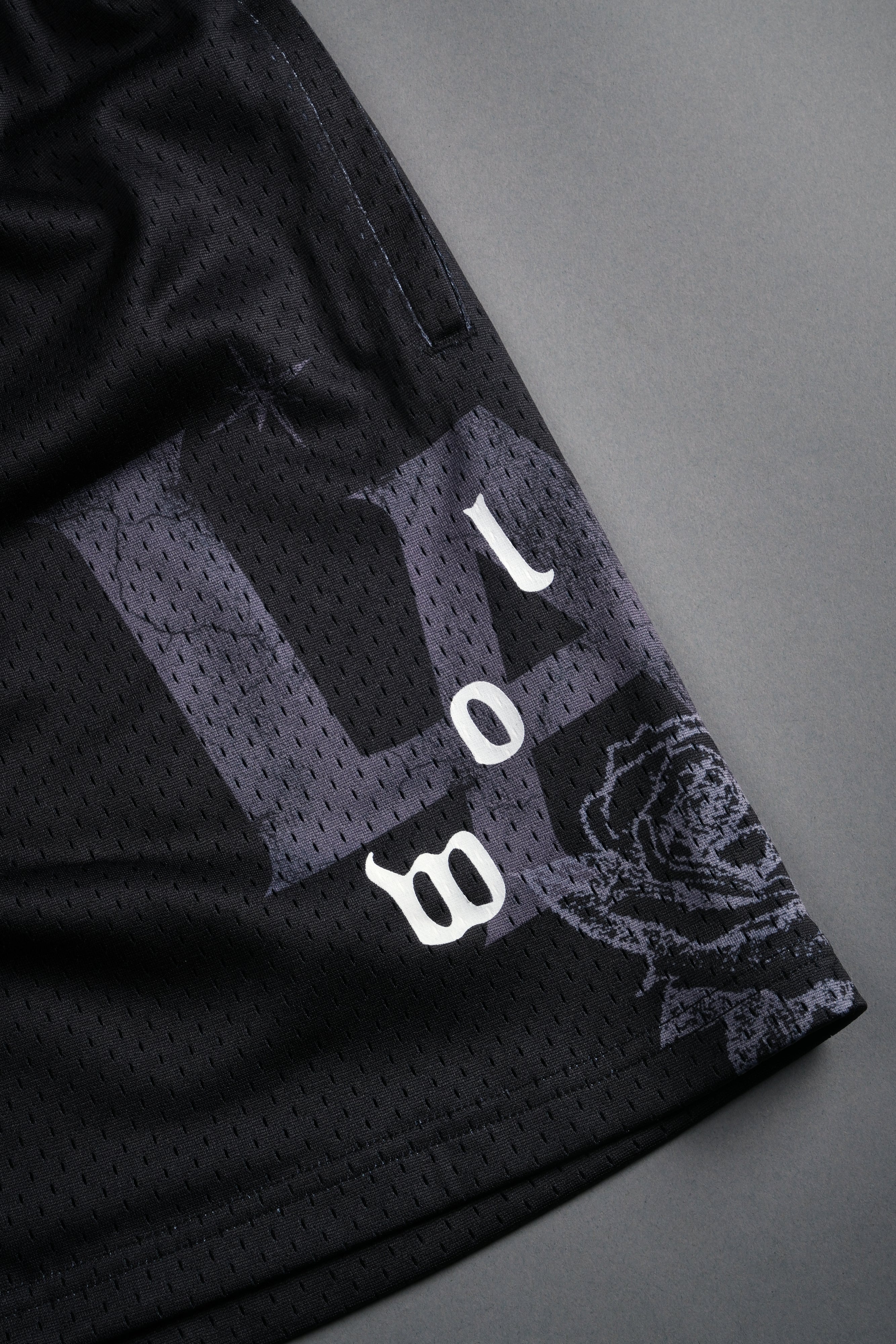 Homage To La Mesh Shorts in Black - Image 6
