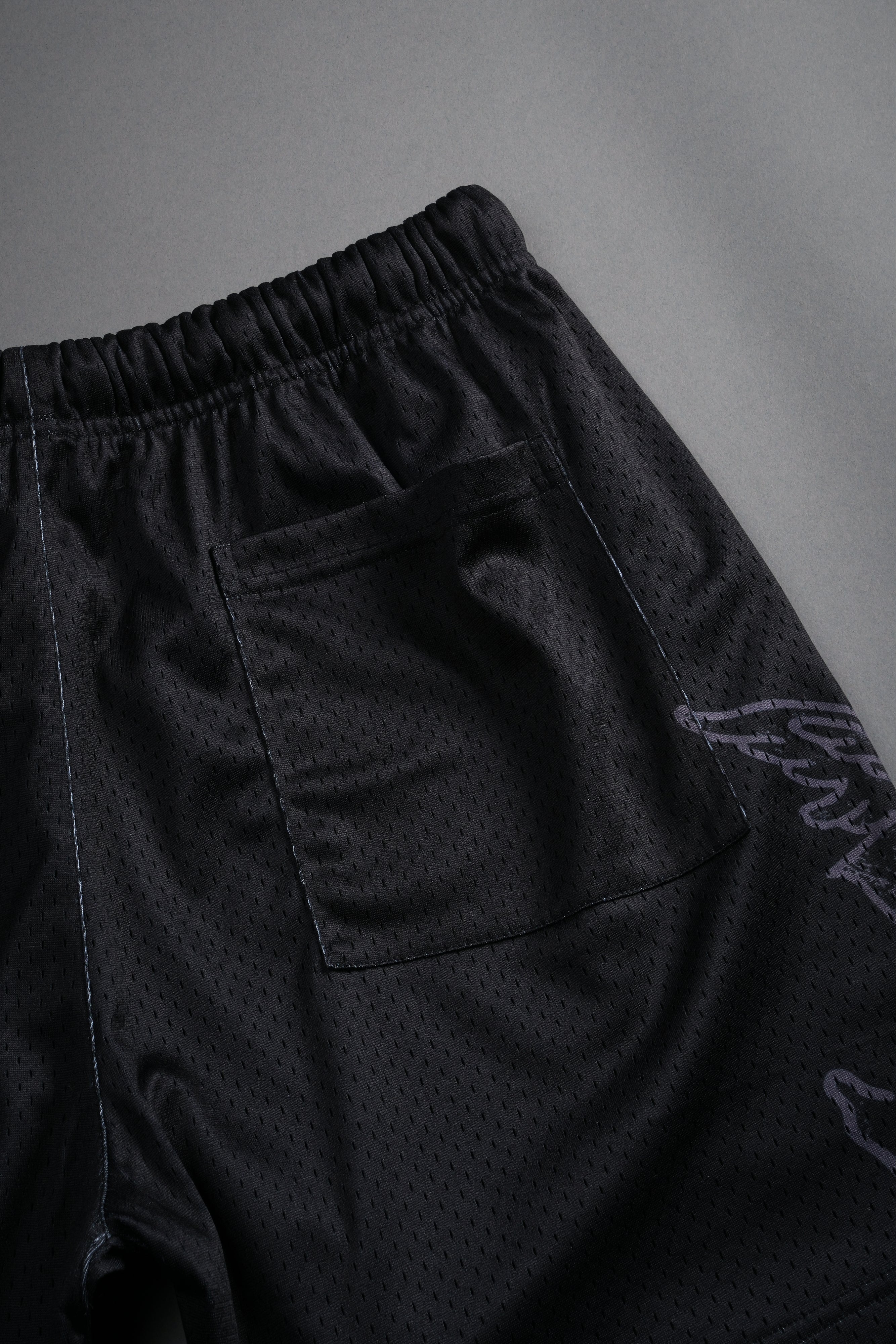 Homage To La Mesh Shorts in Black - Image 7