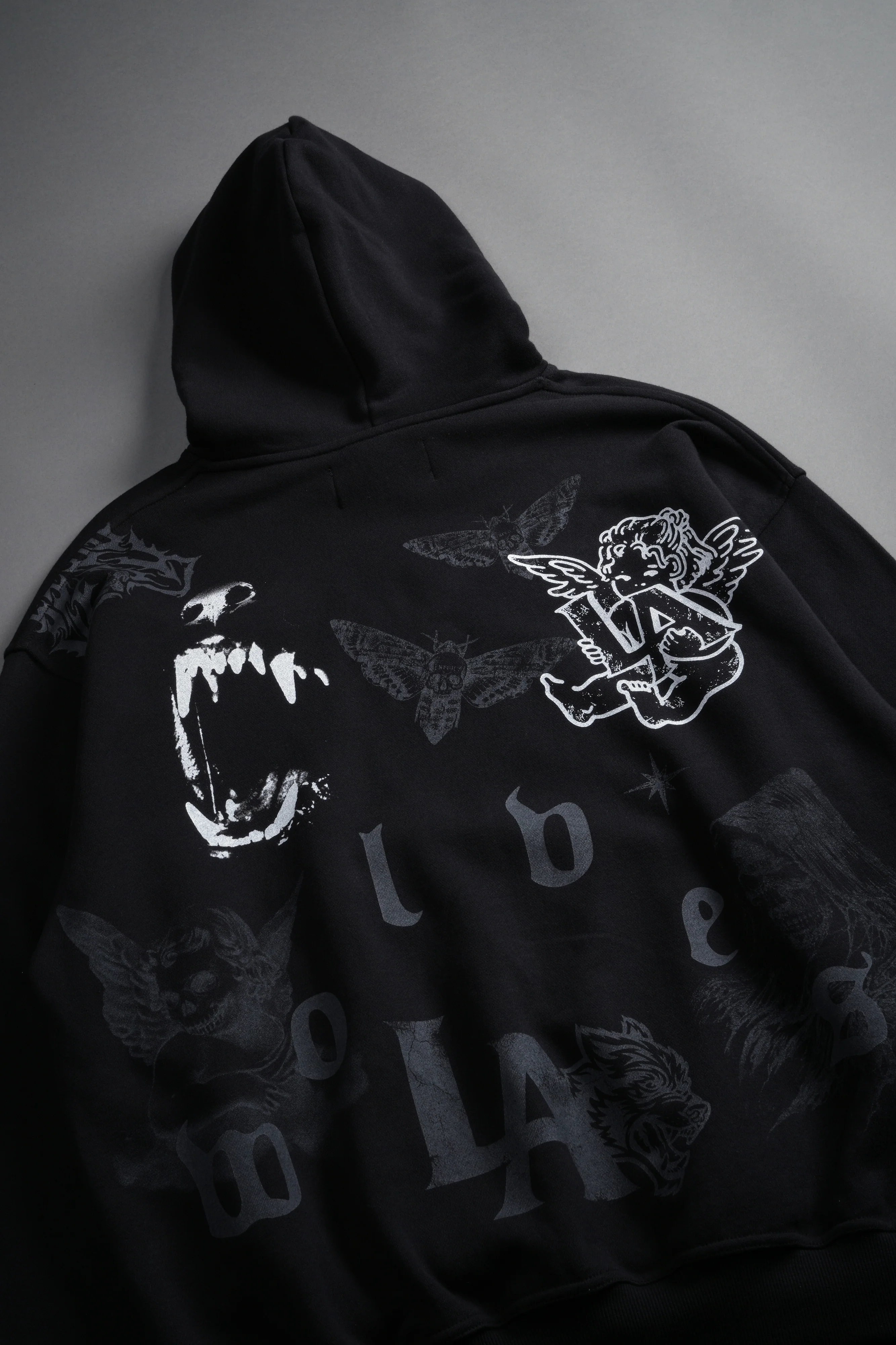 Homage To La Pierce Hoodie in Black - Image 14
