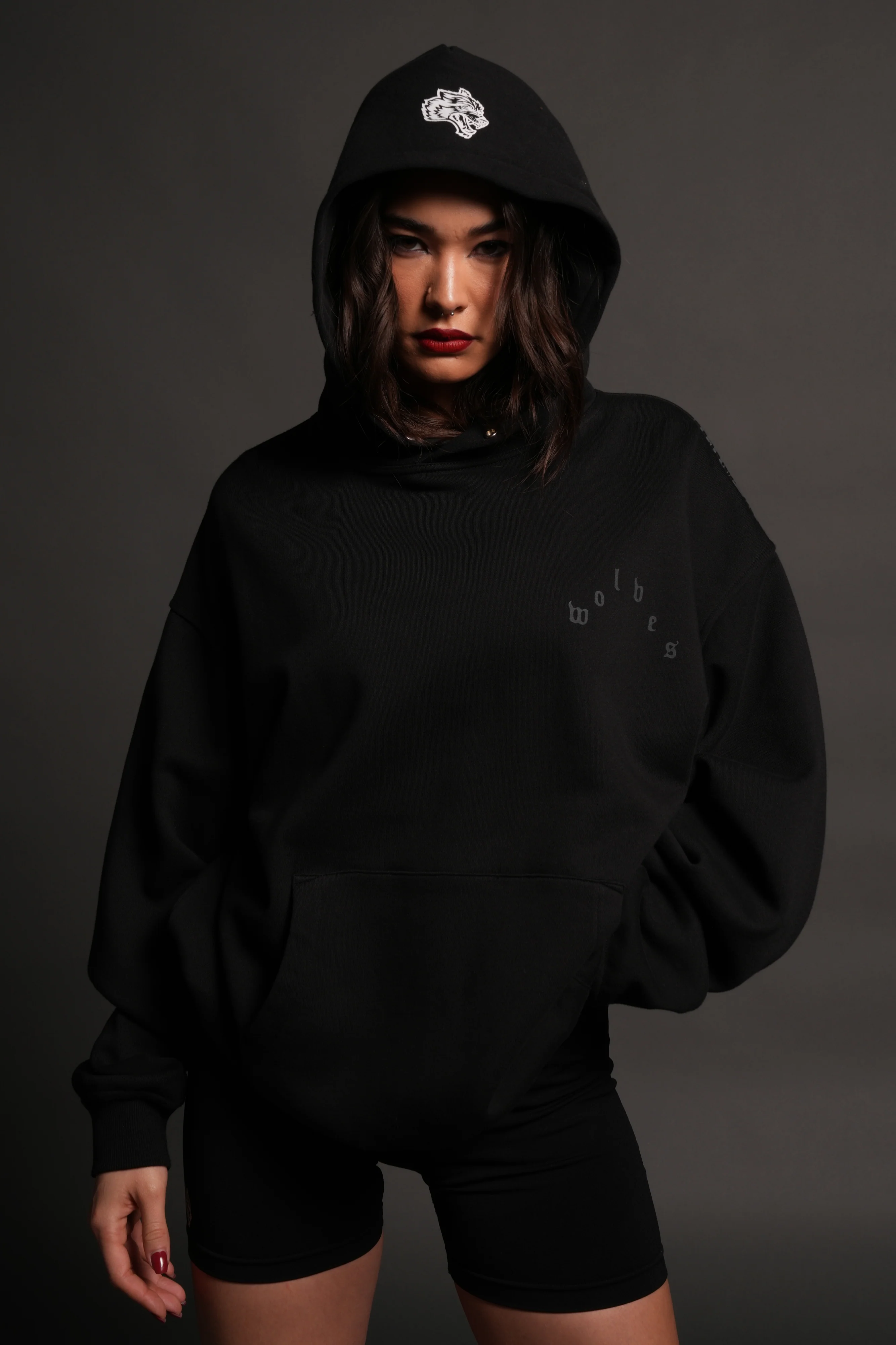 Homage To La Pierce Hoodie in Black - Image 9