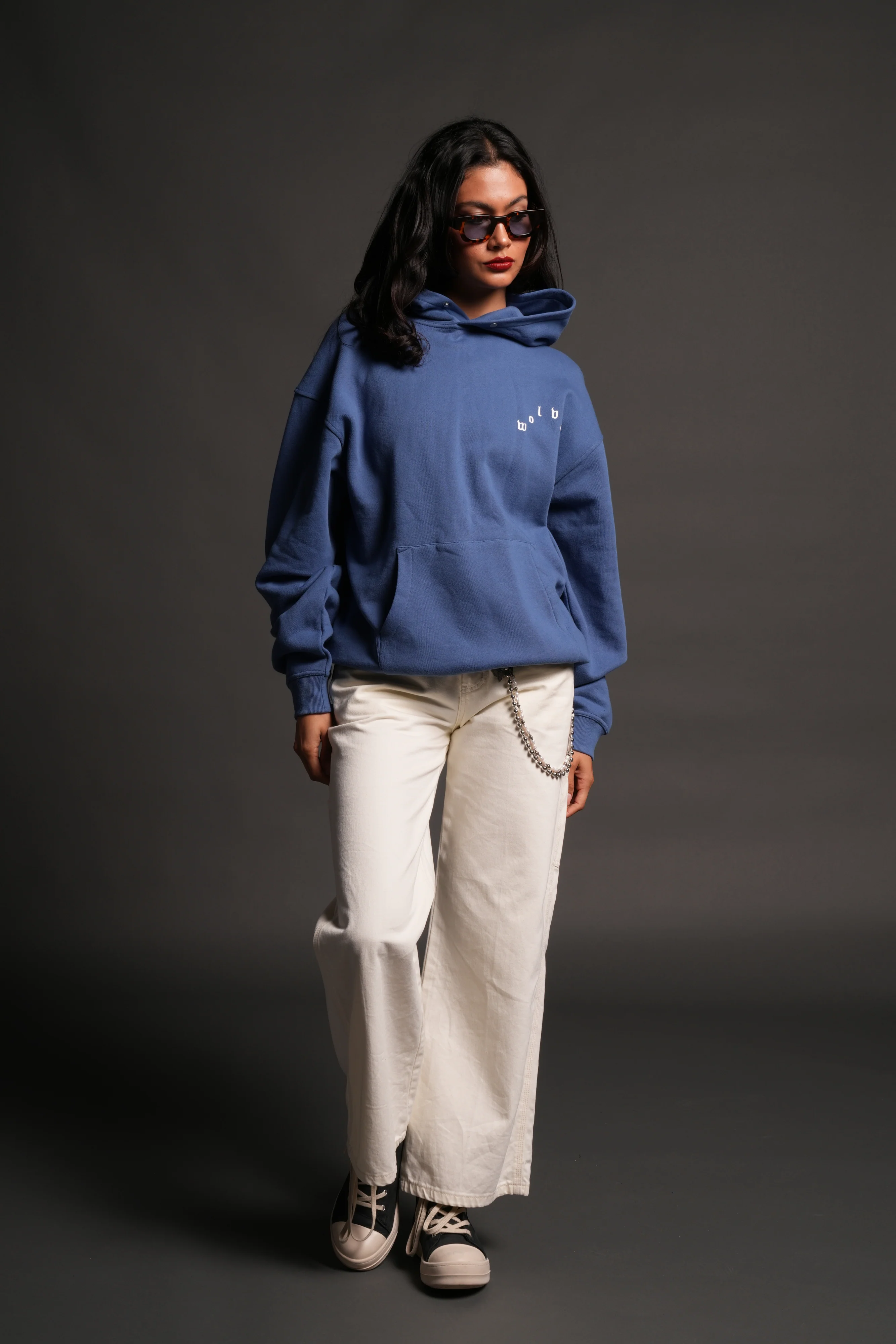 Homage To La Pierce Hoodie in La Blue - Image 11